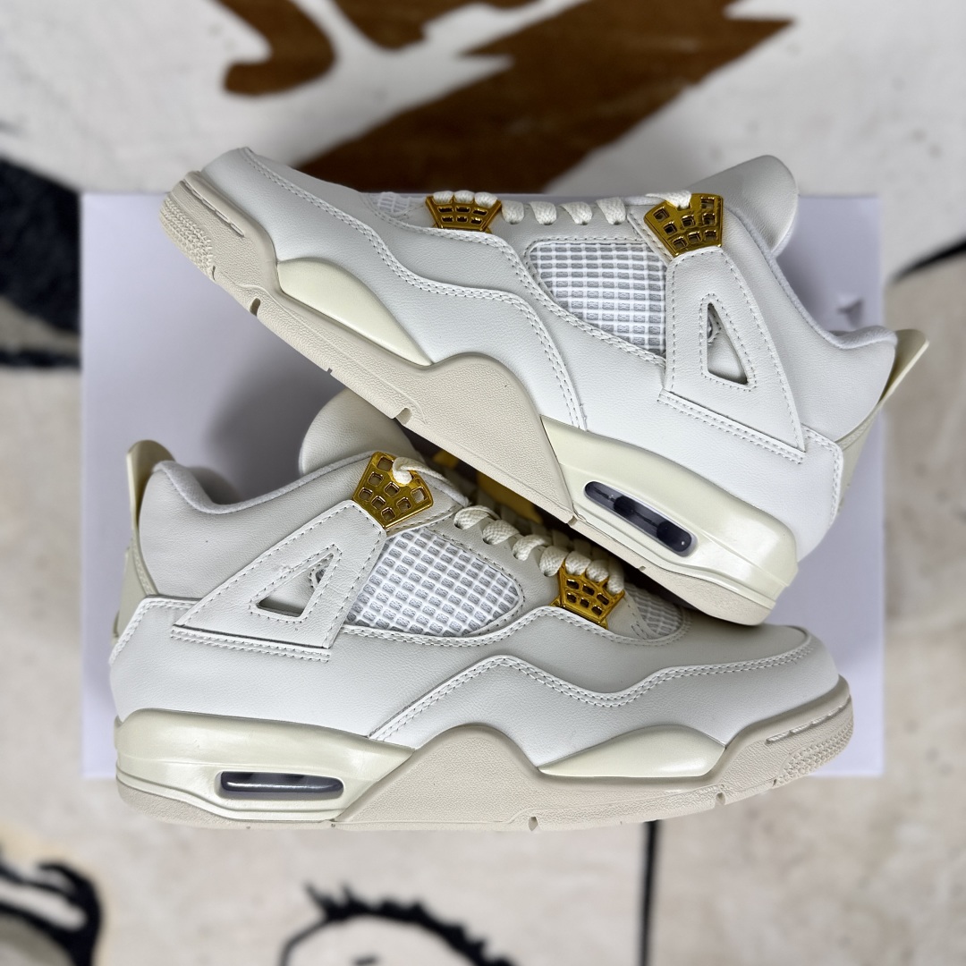 Air Jordan 4 Metallic Gold: Durable Mid-Top Retro Basketball Shoes - Unisex 9 cmp i1753731915858 2658 0 7