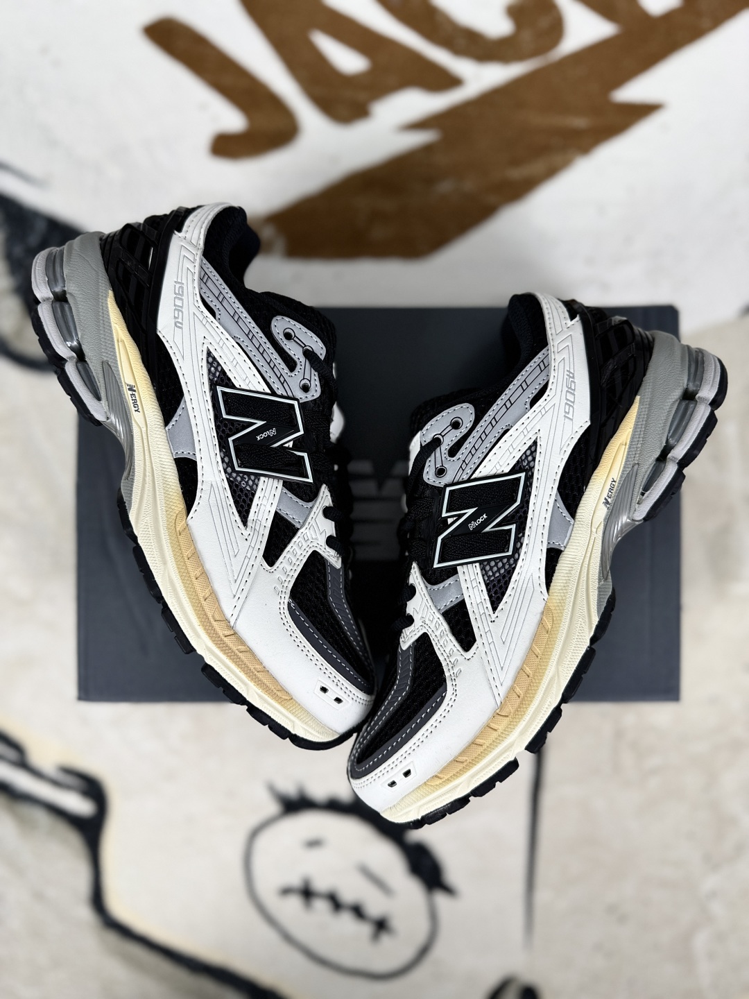 New Balance 1906U Unisex Running Shoes - Black/Beige, Comfortable and Stylish 5 cmp i1753816723980 2312 0 6