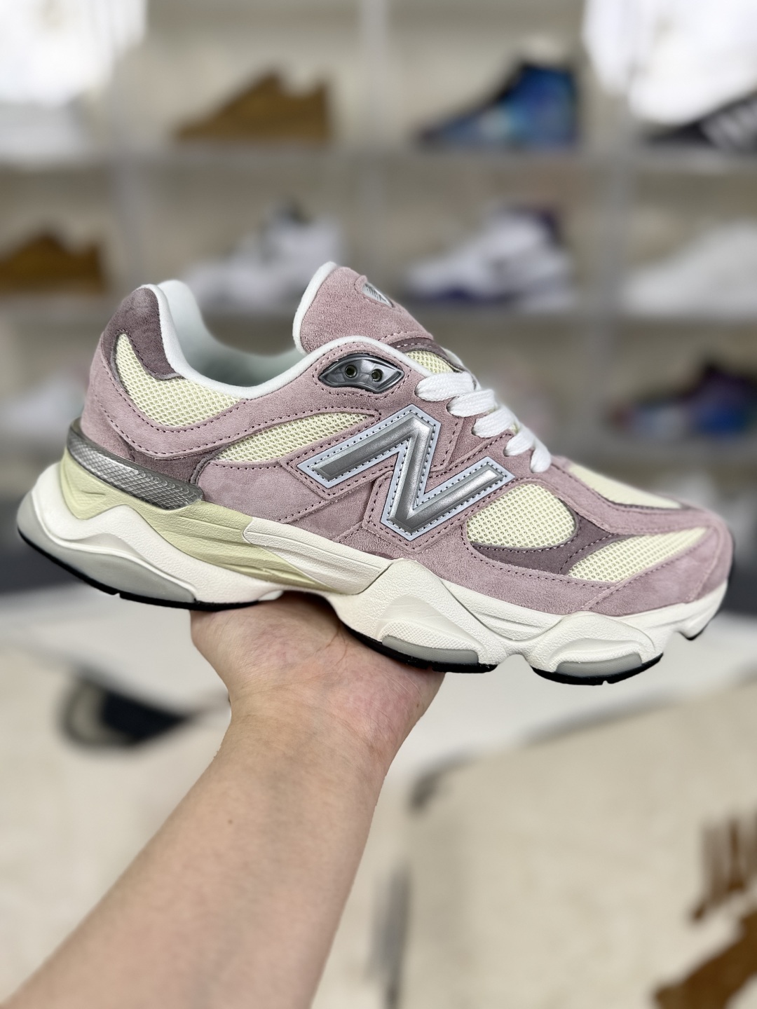 New Balance 9060 LBC Rose Sugar Fashion Sneakers Unisex Low-top Running Shoes 2 cmp i1753816754398 7324 0 0