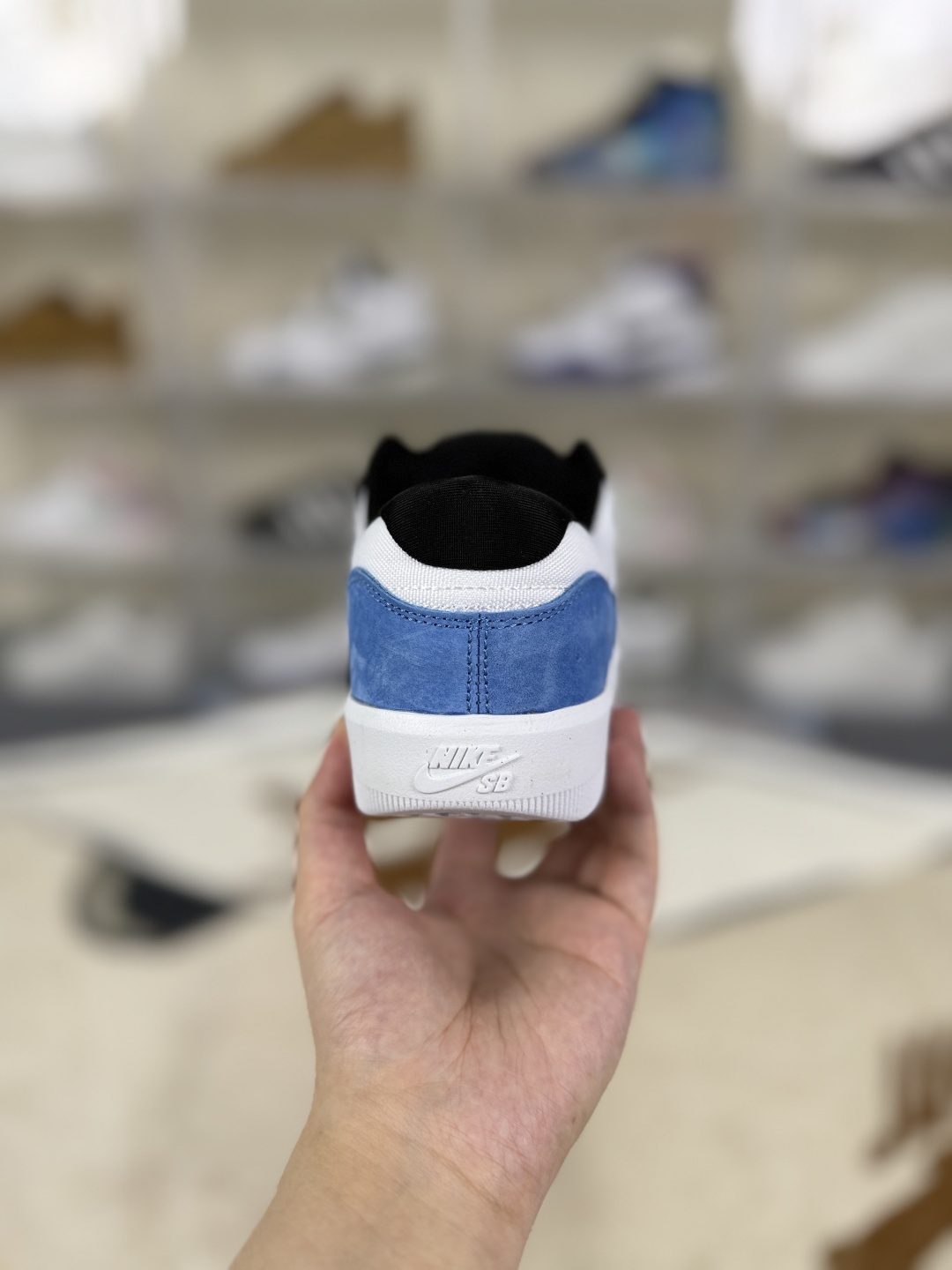Nike SB Force 58 Low Skateboarding Shoes - Black, White & Blue - Unisex Style 3 cmp i1753816783822 4371 0 2
