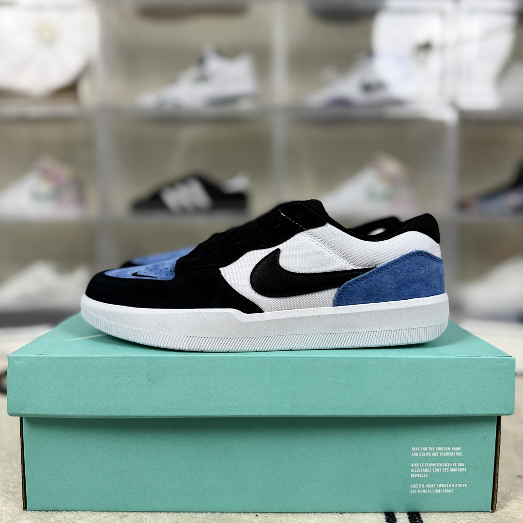 Nike SB Force 58 Low Skateboarding Shoes - Black, White & Blue - Unisex Style 9 cmp i1753816783825 9946 0 8