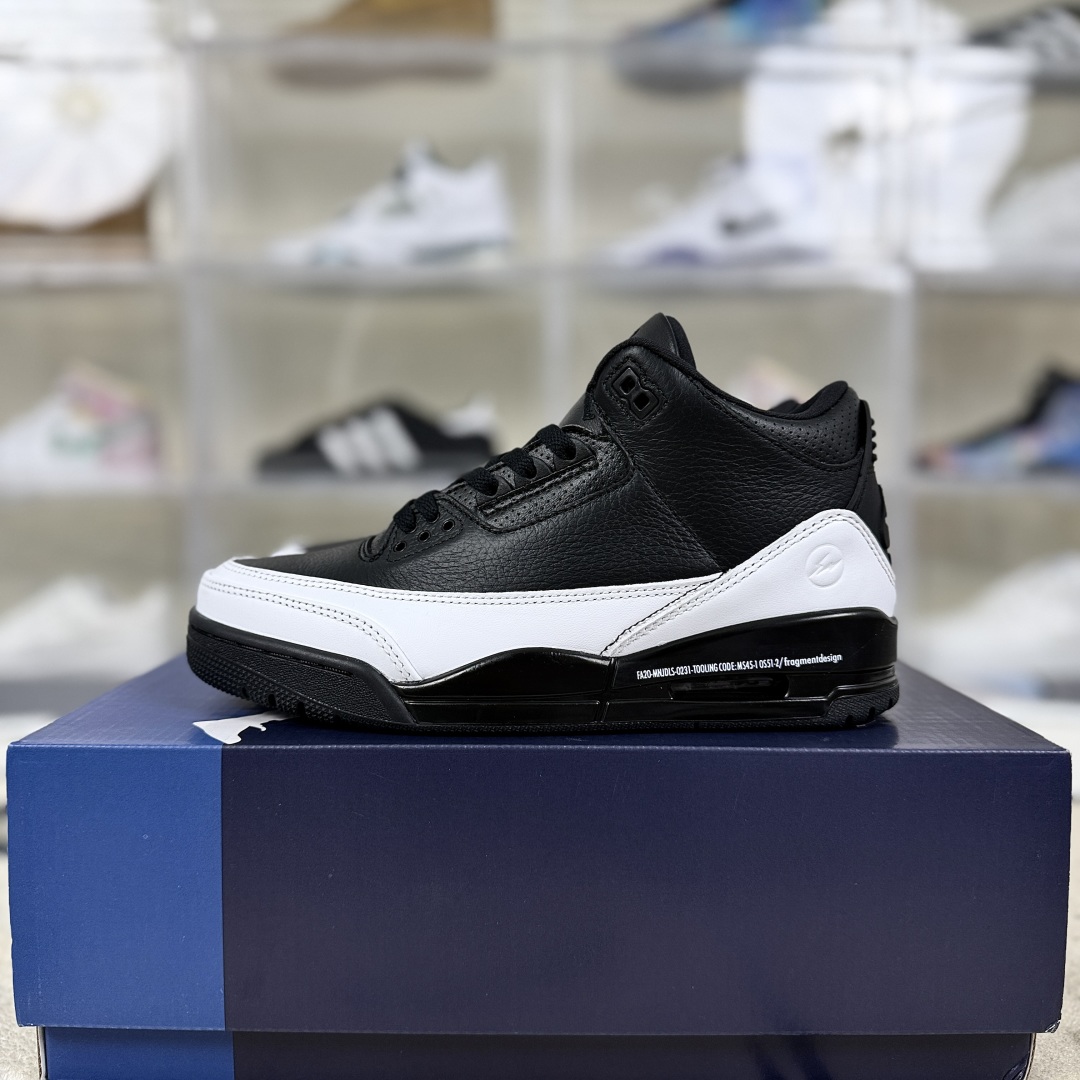 Fragment Design x Air Jordan 3 Black/White Retro Basketball Shoes DA3595-001 10 cmp i1753909601572 5374 0 8