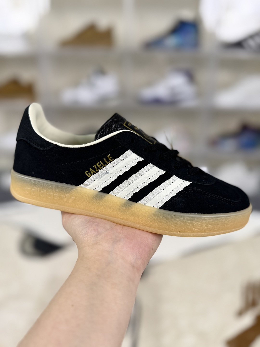 Adidas Originals Gazelle Indoor Wonder Black Unisex Low-Top Sneakers 1 cmp i1753987080228 9192 0 0