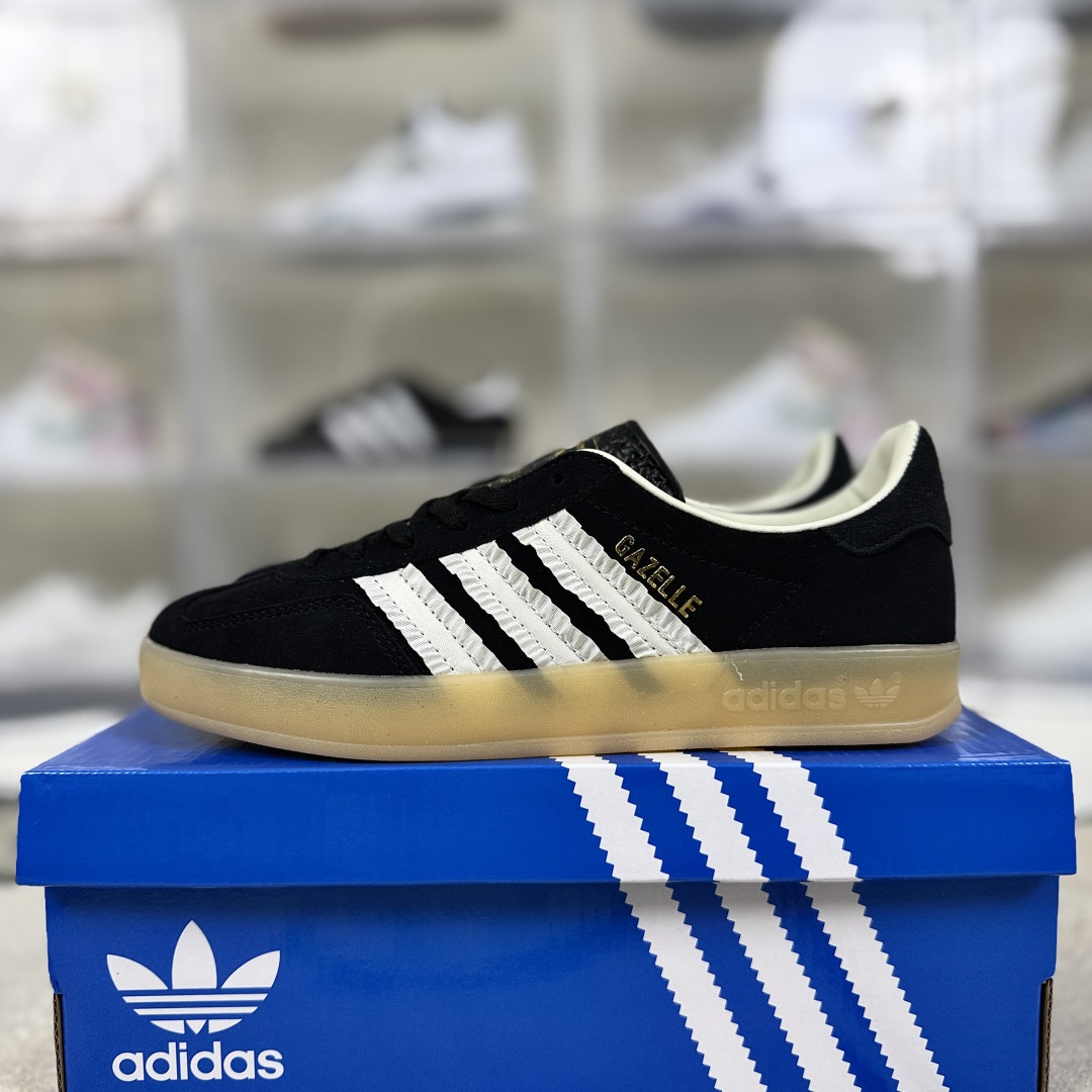 Adidas Originals Gazelle Indoor Wonder Black Unisex Low-Top Sneakers 9 cmp i1753987082833 7551 0 8
