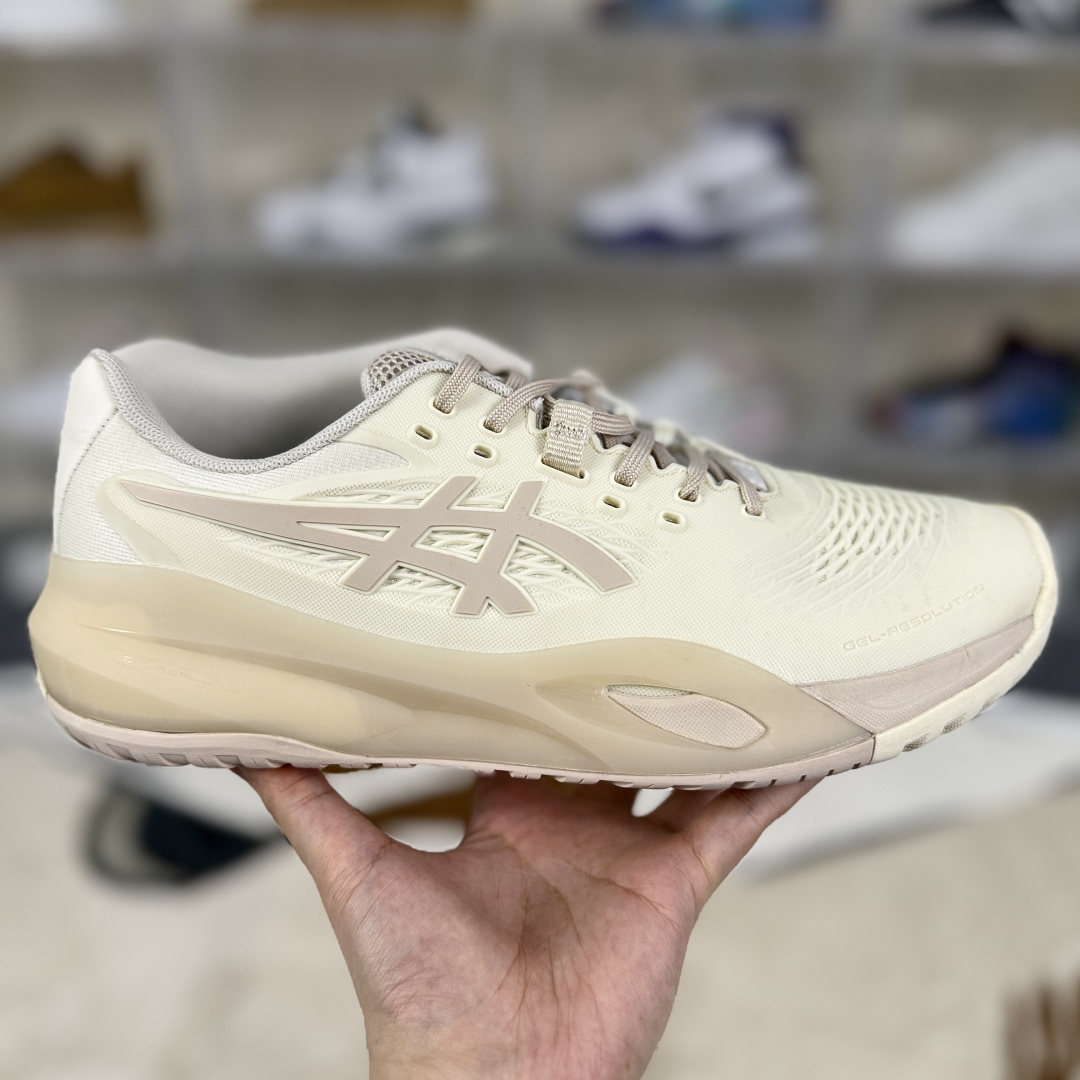 Asics GEL-RESOLUTION X Tennis Shoes - Comfort, Slip-Resistant, Durable, Beige 7 cmp i1753987112557 3993 0 5