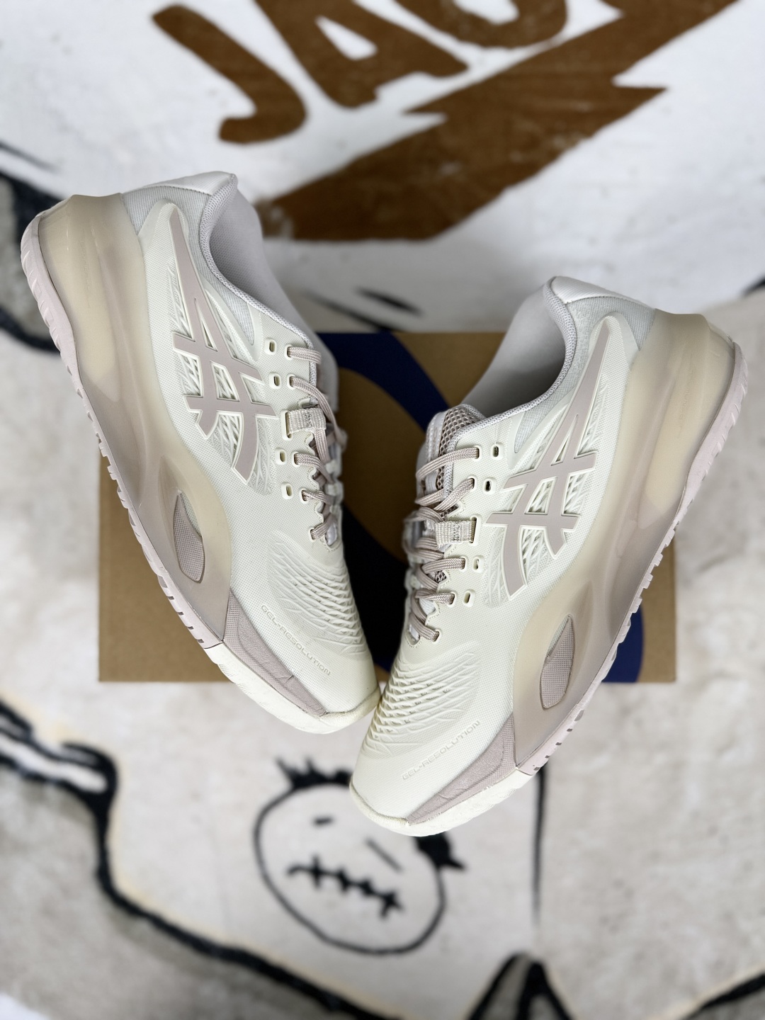 Asics GEL-RESOLUTION X Tennis Shoes - Comfort, Slip-Resistant, Durable, Beige 5 cmp i1753987113134 1135 0 6