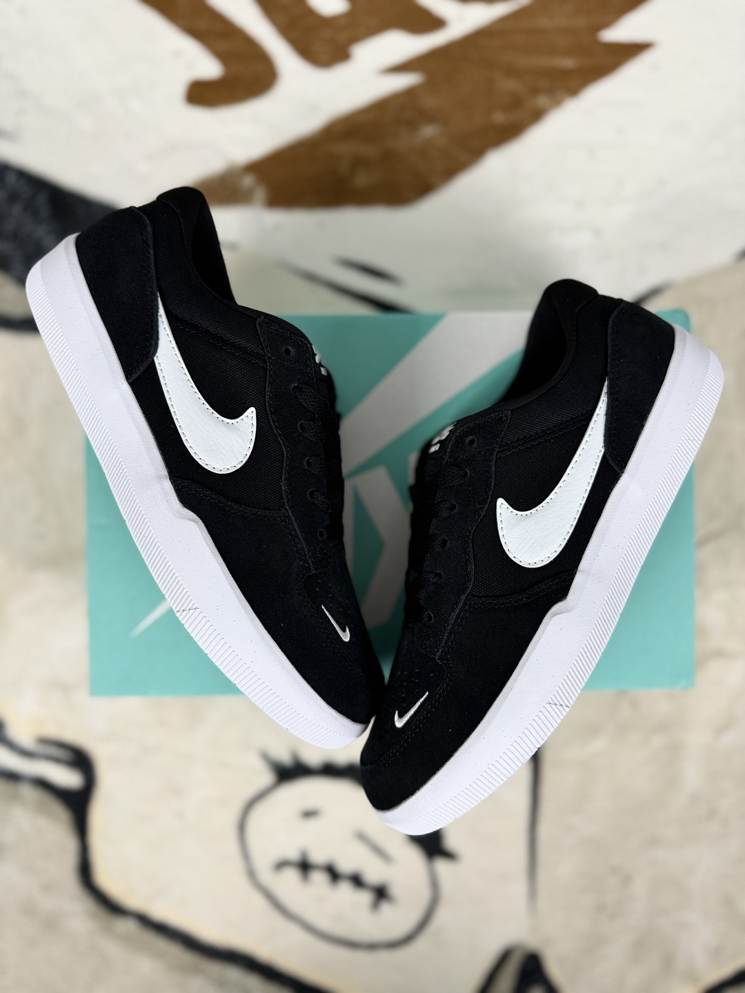 Nike SB Force 58 Black & White Low-Top Skateboarding Shoes - CZ2959-001 6 cmp i1753987155589 4250 0 6