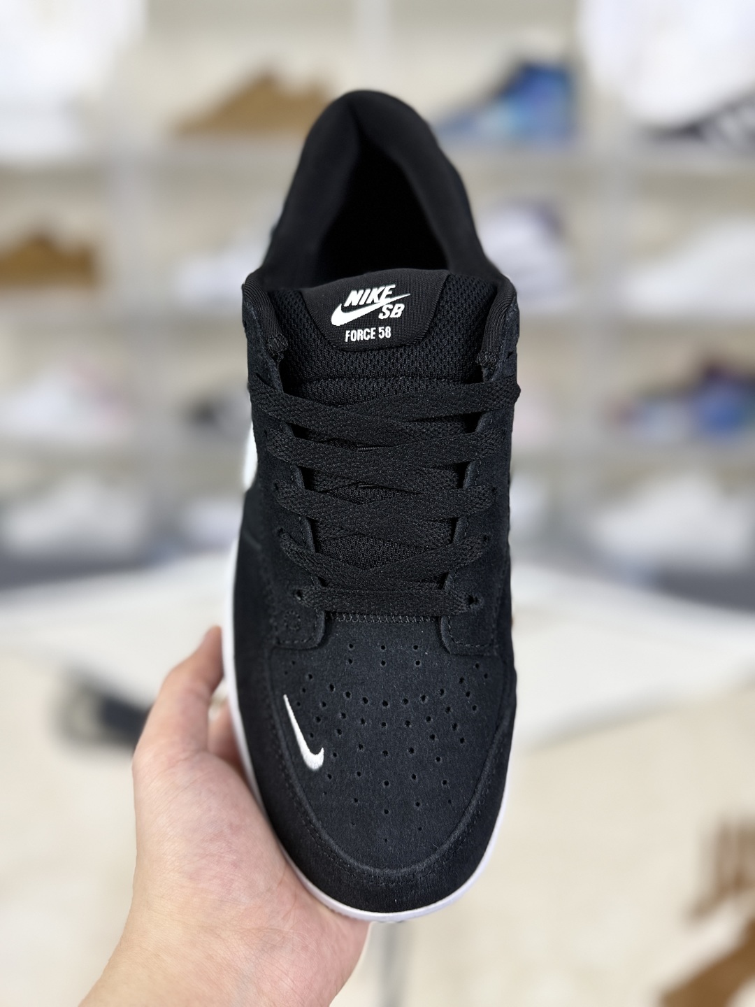 Nike SB Force 58 Black & White Low-Top Skateboarding Shoes - CZ2959-001 5 cmp i1753987163006 8438 0 3