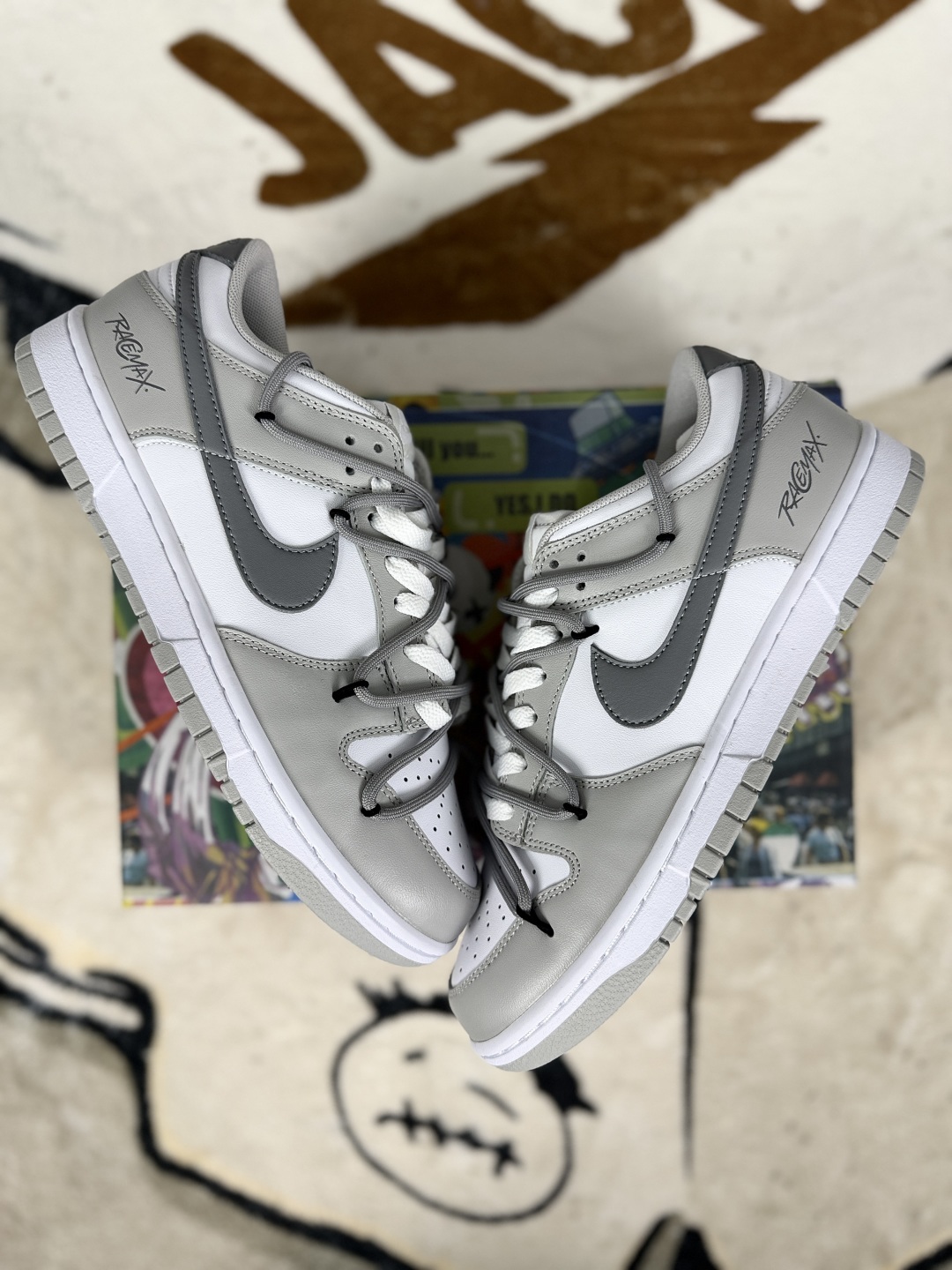 Nike Dunk Low Retro Graffiti White Gray Low-Top Sneakers - Stylish & Durable 6 cmp i1754071371788 38 0 6