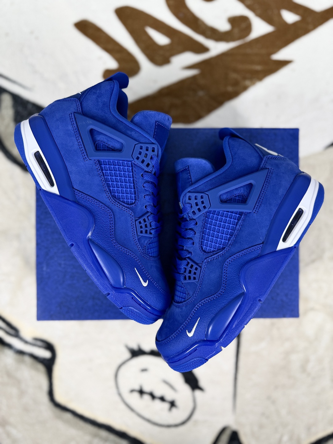 Nigel Sylvester x Jordan Air Jordan 4 OG Blue Basketball Shoes 6 cmp i1754071537547 6910 0 6