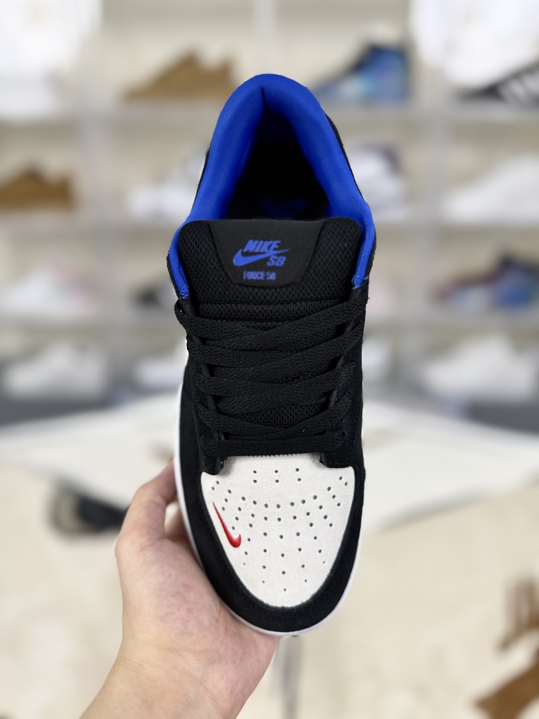 Nike SB Force 58 Black White Blue Suede Low-Top Skateboarding Shoes 5 cmp i1754157669691 1801 0 3