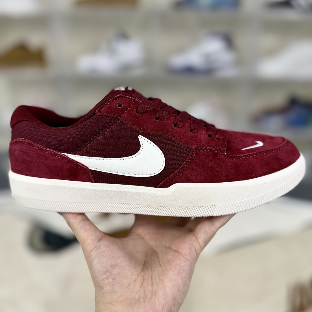 Nike SB Force 58 Burgundy Suede Skateboarding Shoes - CZ2959-601 8 cmp i1754237245957 1873 0 5