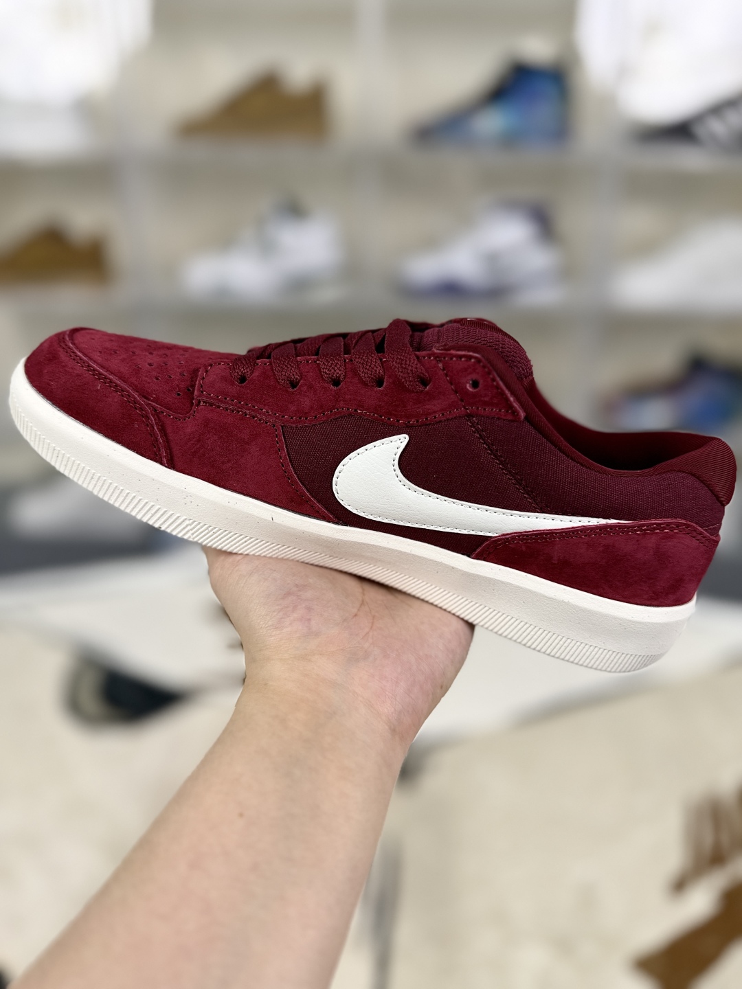 Nike SB Force 58 Burgundy Suede Skateboarding Shoes - CZ2959-601 3 cmp i1754237245969 1770 0 1