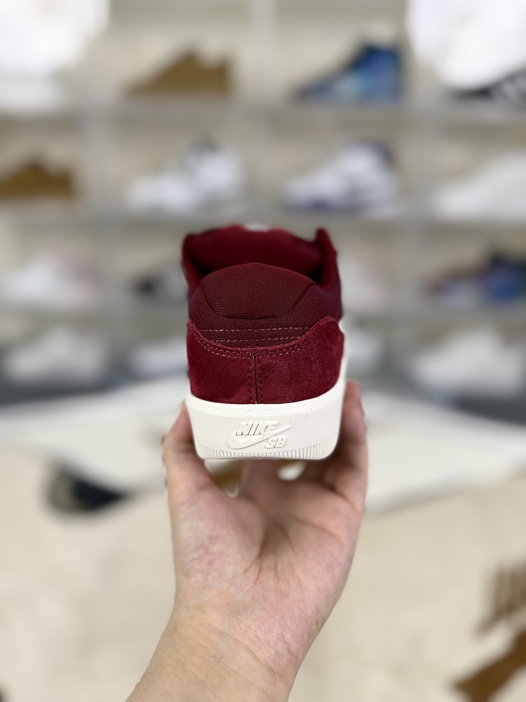 Nike SB Force 58 Burgundy Suede Skateboarding Shoes - CZ2959-601 4 cmp i1754237252999 2650 0 2