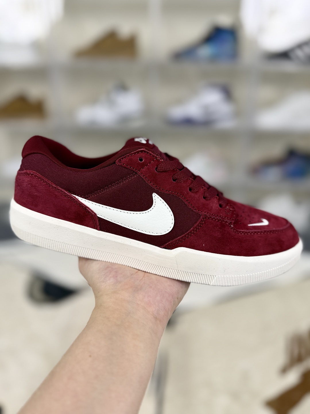 Nike SB Force 58 Burgundy Suede Skateboarding Shoes - CZ2959-601 2 cmp i1754237253010 8177 0 0
