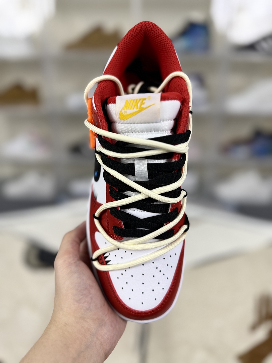 Nike Dunk Low Off-White Lightning Bolt Red Sneakers - Size 39-46 5 cmp i1754507993468 7657 0 3
