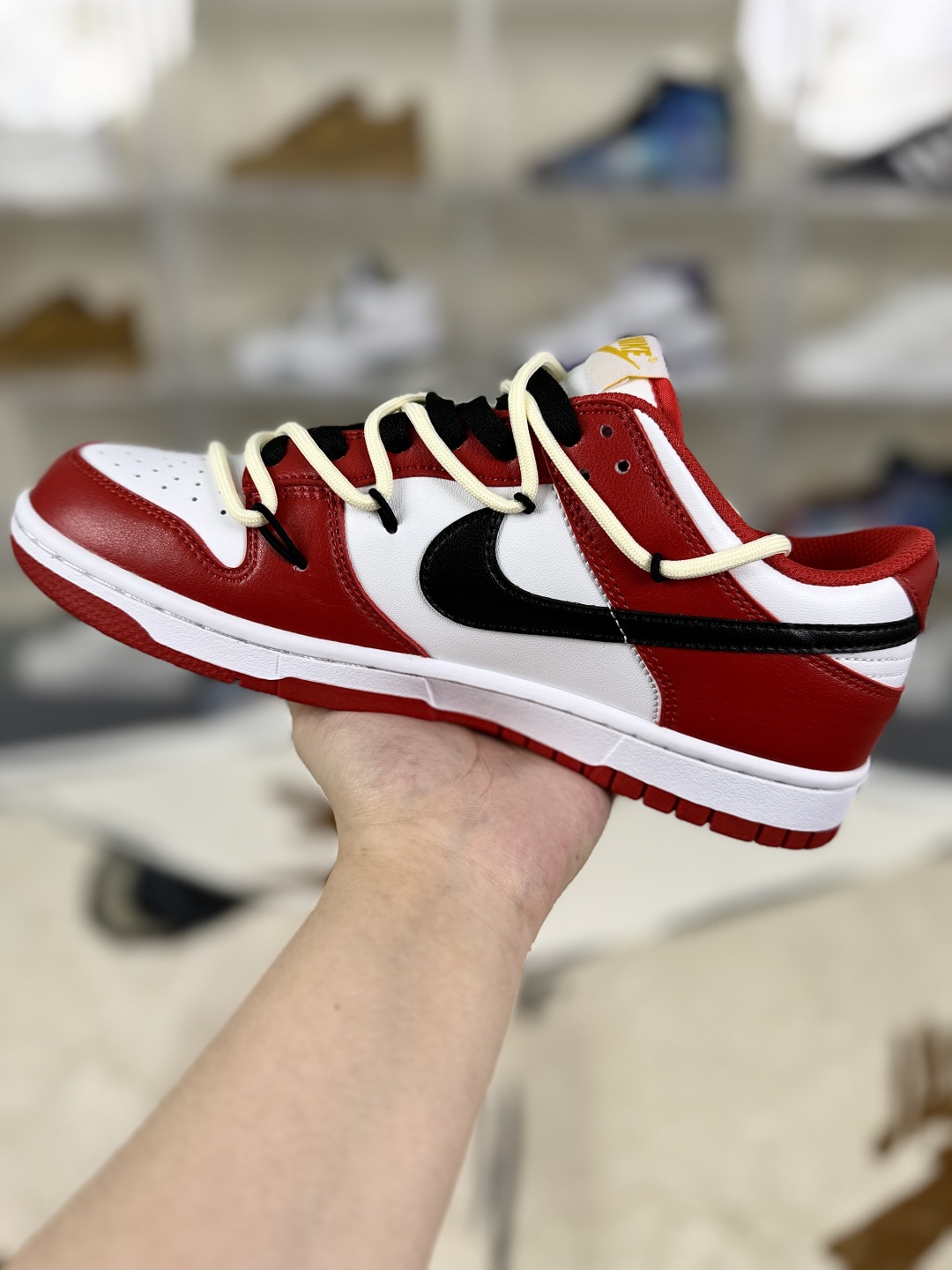 Nike Dunk Low Off-White Lightning Bolt Red Sneakers - Size 39-46 3 cmp i1754507996363 3488 0 1