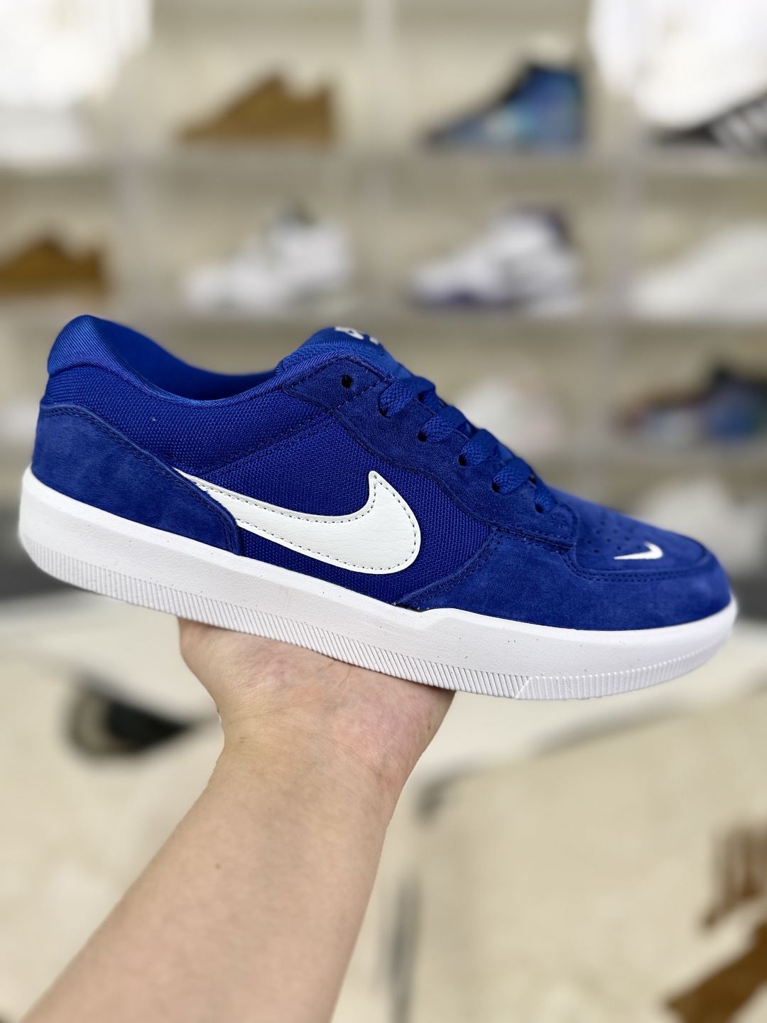 Nike SB Force 58 Blue/White Suede Skate Shoes - Durable, Flexible, and Comfortable 1 cmp i1754508083135 3454 0 0