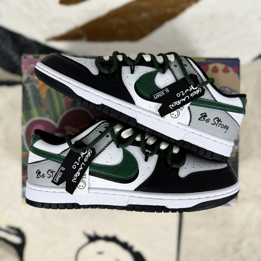 Nike Dunk Low 'Celtics' Green & Black Leather Sneakers - DD1391-100 9 cmp i1754508289900 8930 0 7