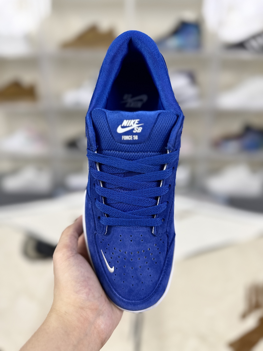Nike SB Force 58 Blue/White Suede Skate Shoes - Durable, Flexible, and Comfortable 4 cmp i1754508439416 7381 0 3