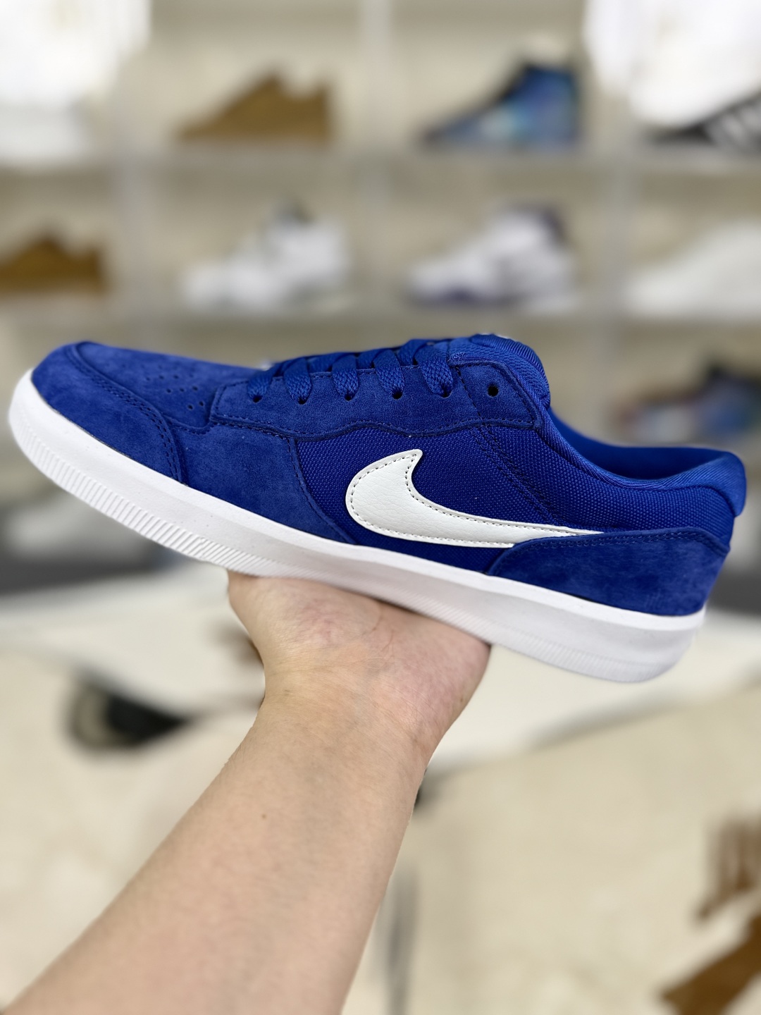 Nike SB Force 58 Blue/White Suede Skate Shoes - Durable, Flexible, and Comfortable 2 cmp i1754508444364 6571 0 1