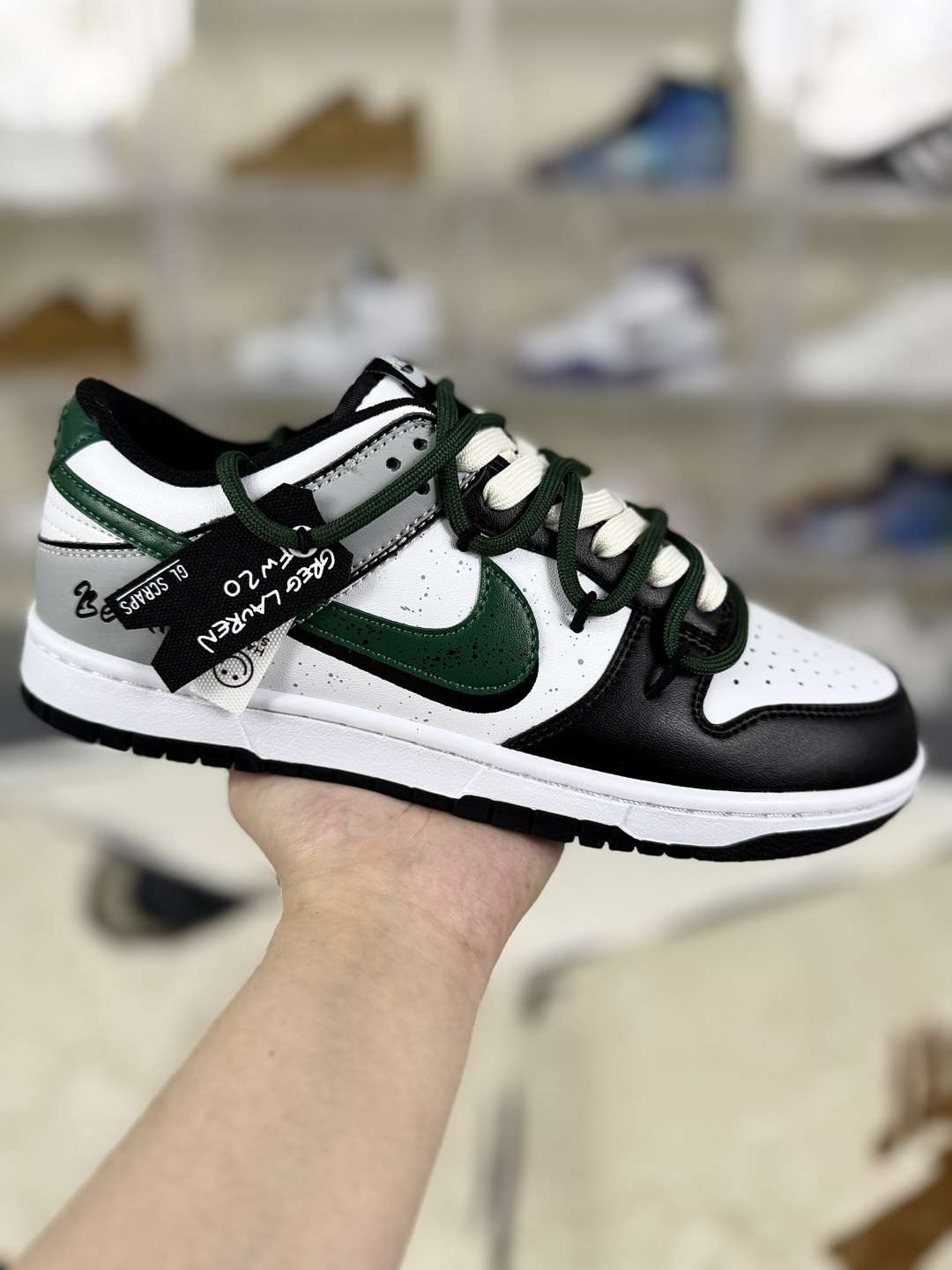 Nike Dunk Low 'Celtics' Green & Black Leather Sneakers - DD1391-100 2 cmp i1754508670960 6470 0 0