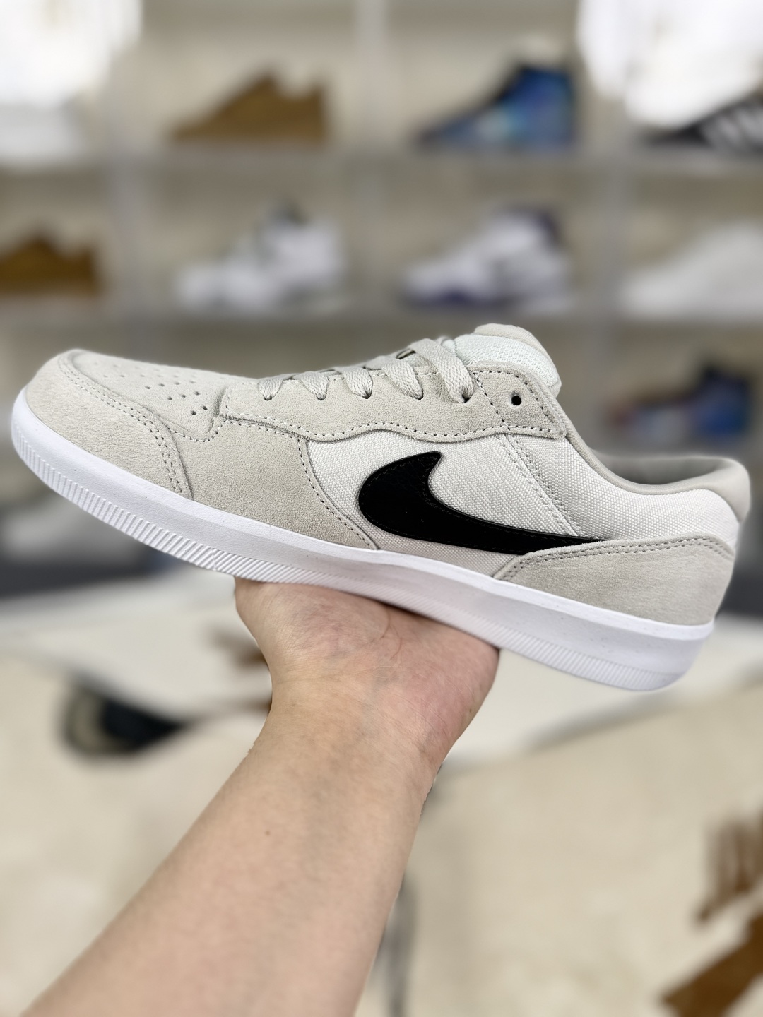 Nike SB Force 58: Gray/Black, Suede & Canvas, Low-Top Skateboarding Shoes 3 cmp i1754610412424 7112 0 1