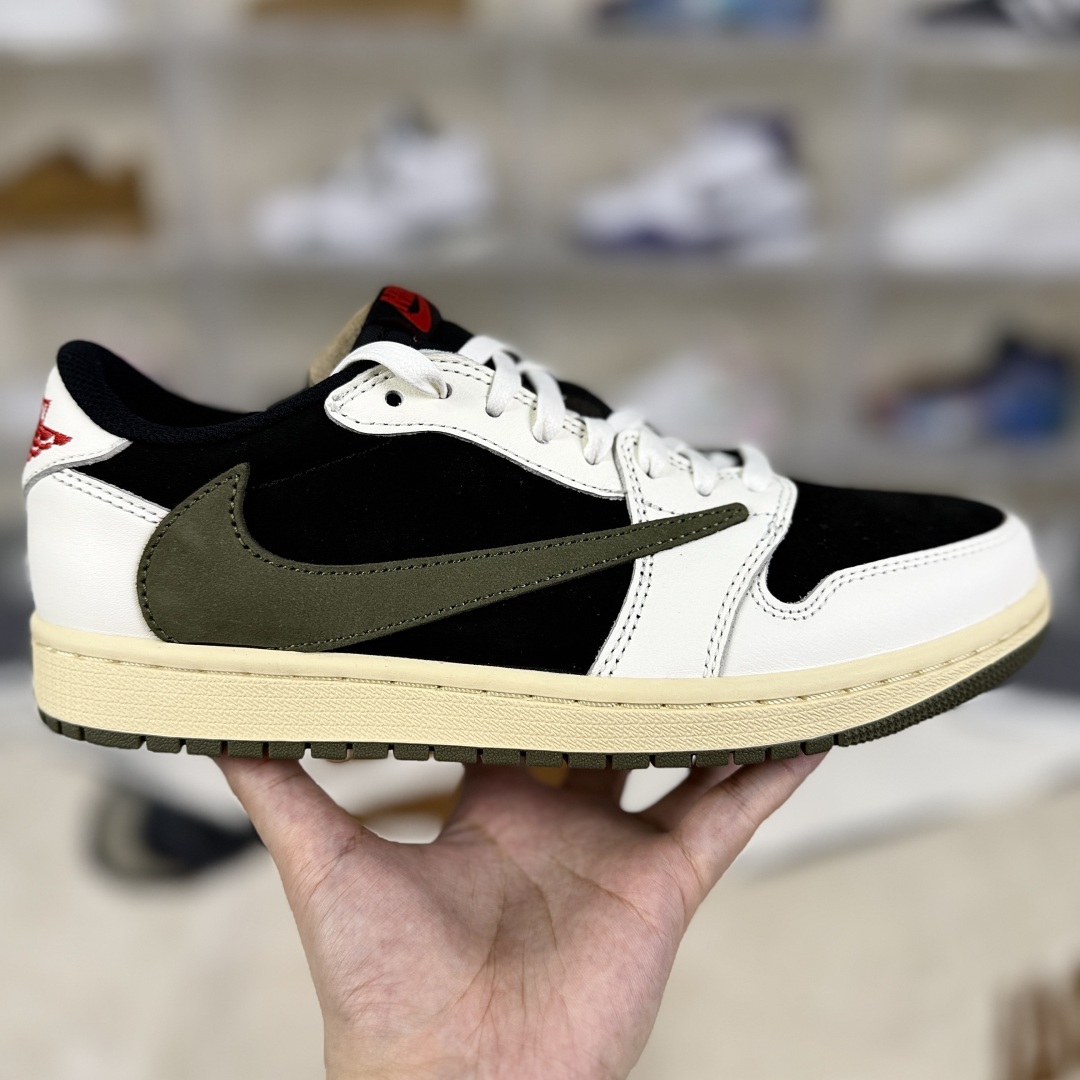 Travis Scott x Air Jordan 1 Low 'Medium Olive' Basketball Shoes 8 cmp i1754688340258 2866 0 5