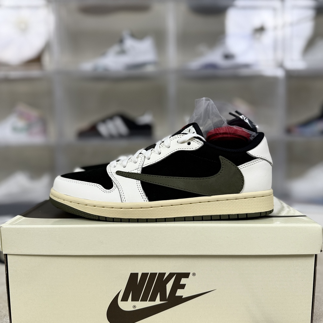 Travis Scott x Air Jordan 1 Low 'Medium Olive' Basketball Shoes 10 cmp i1754688494851 6882 0 8
