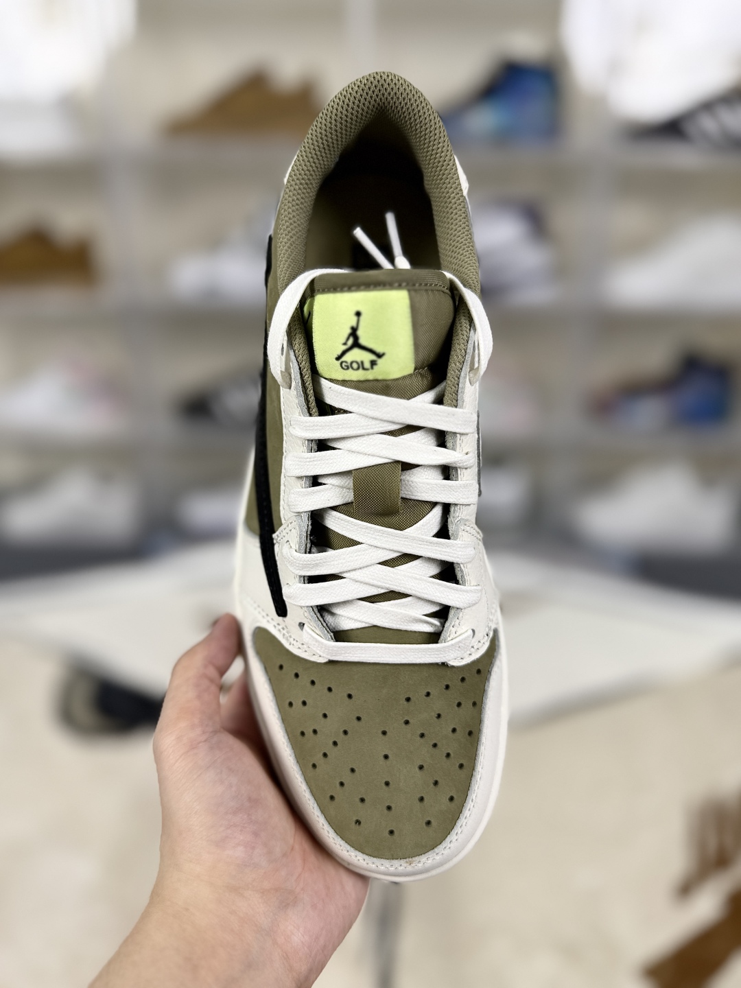 Travis Scott x Jordan Air Jordan 1 Low Golf Shoes - Brown/White 4 cmp i1754688545982 392 0 3