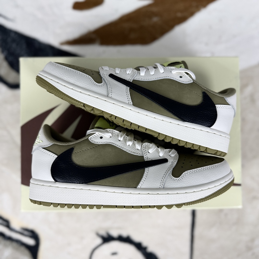 Travis Scott x Jordan Air Jordan 1 Low Golf Shoes - Brown/White 8 cmp i1754688605483 9234 0 7