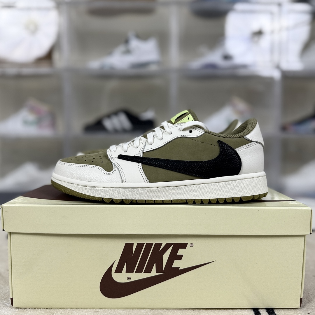 Travis Scott x Jordan Air Jordan 1 Low Golf Shoes - Brown/White 9 cmp i1754688605513 2528 0 8