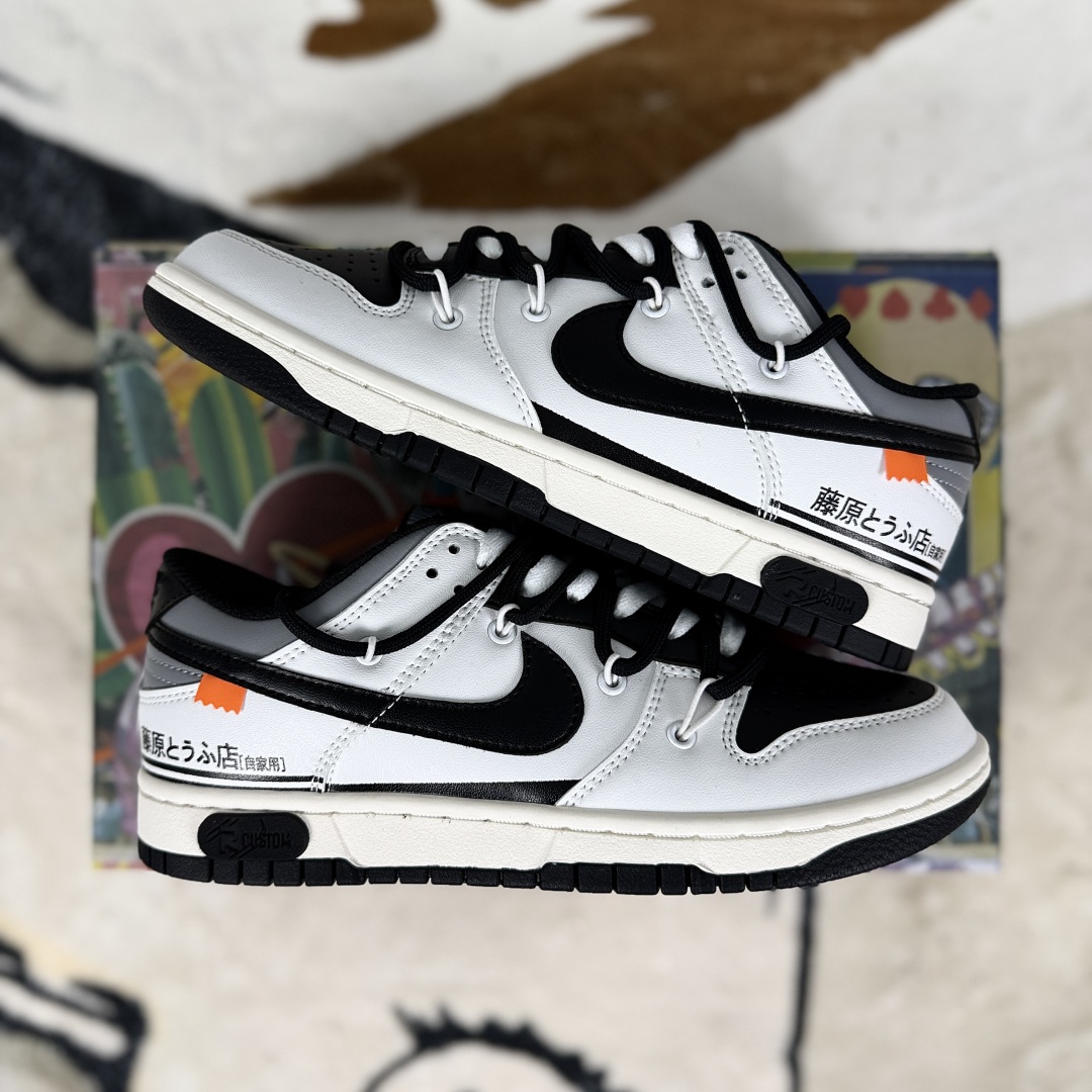 Nike Dunk Low Off-White Black White Men's Sneakers Racing Theme DD1391-100 9 cmp i1754688633603 3361 0 7