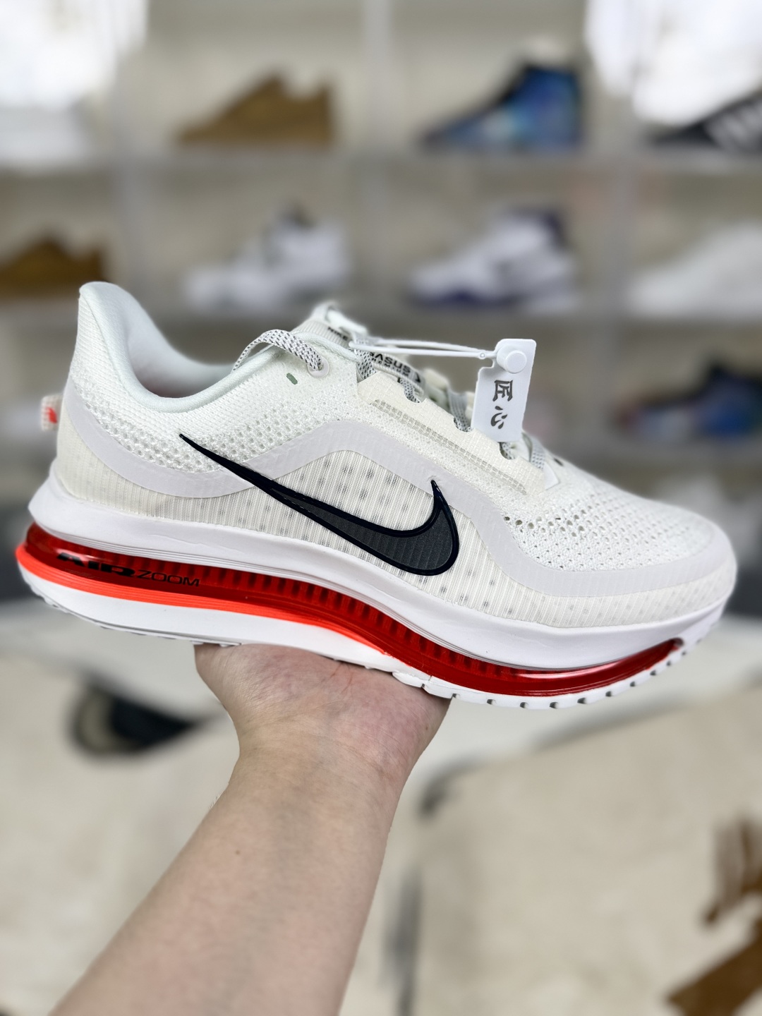Nike Pegasus Premium Running Shoes - White/Red, Cushioned, Breathable, HQ2592-101 1 cmp i1754758122718 1713 0 0