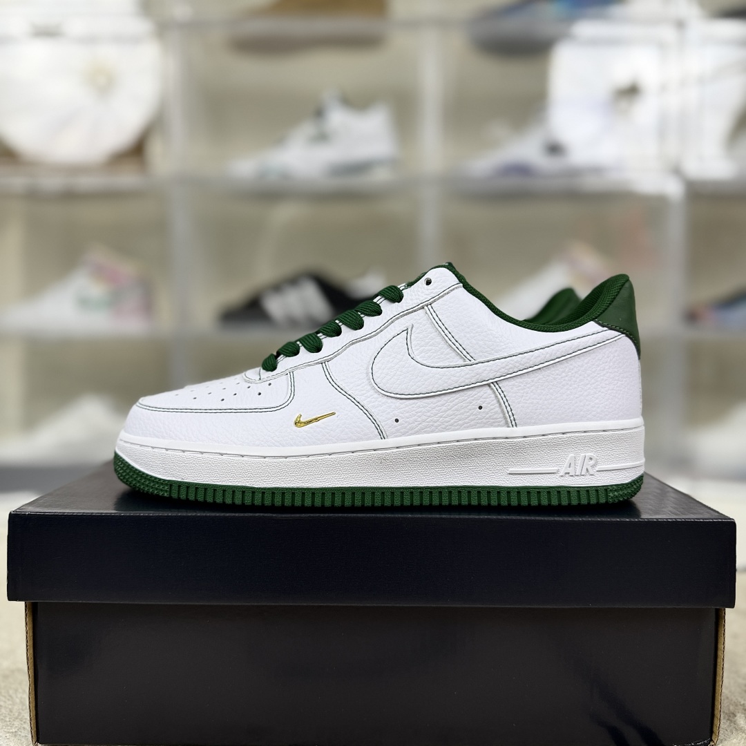 Nike Air Force 1 Mini Jewel White/Green Leather Low-Top Sneakers 9 cmp i1754758156115 4181 0 8