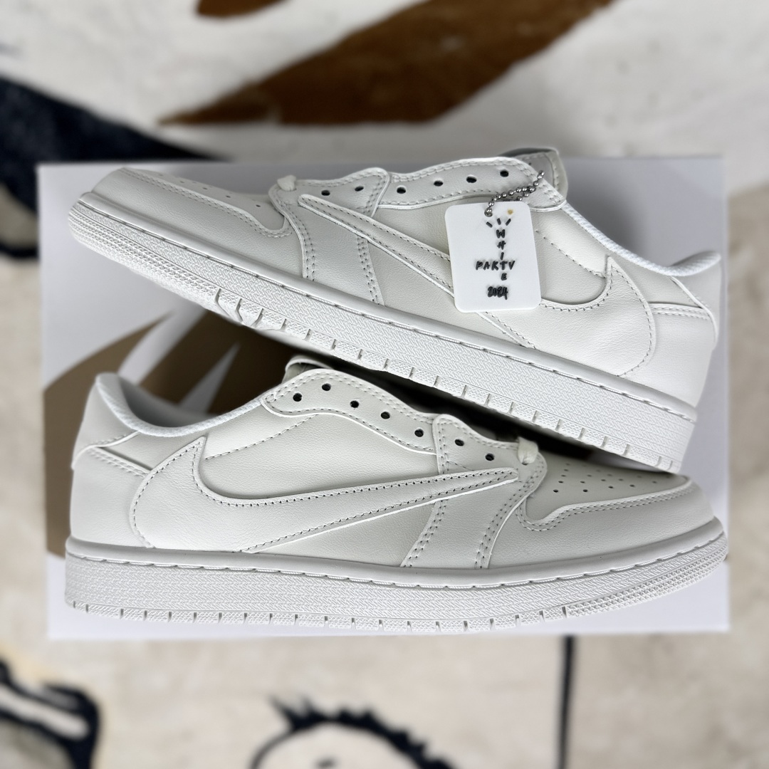 Travis Scott x Air Jordan 1 Low White Casual Sneakers For Men and Women 9 cmp i1754758240632 7643 0 7