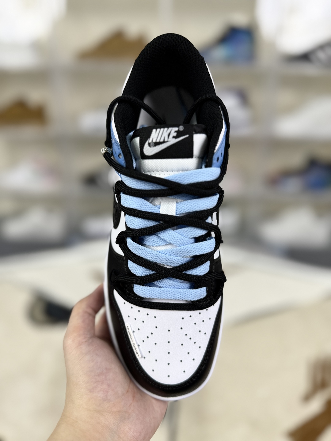 Nike Dunk Low 'Unicorn Shine' Sneakers - Black, White & Blue - Limited Edition 5 cmp i1754852472310 6877 0 3