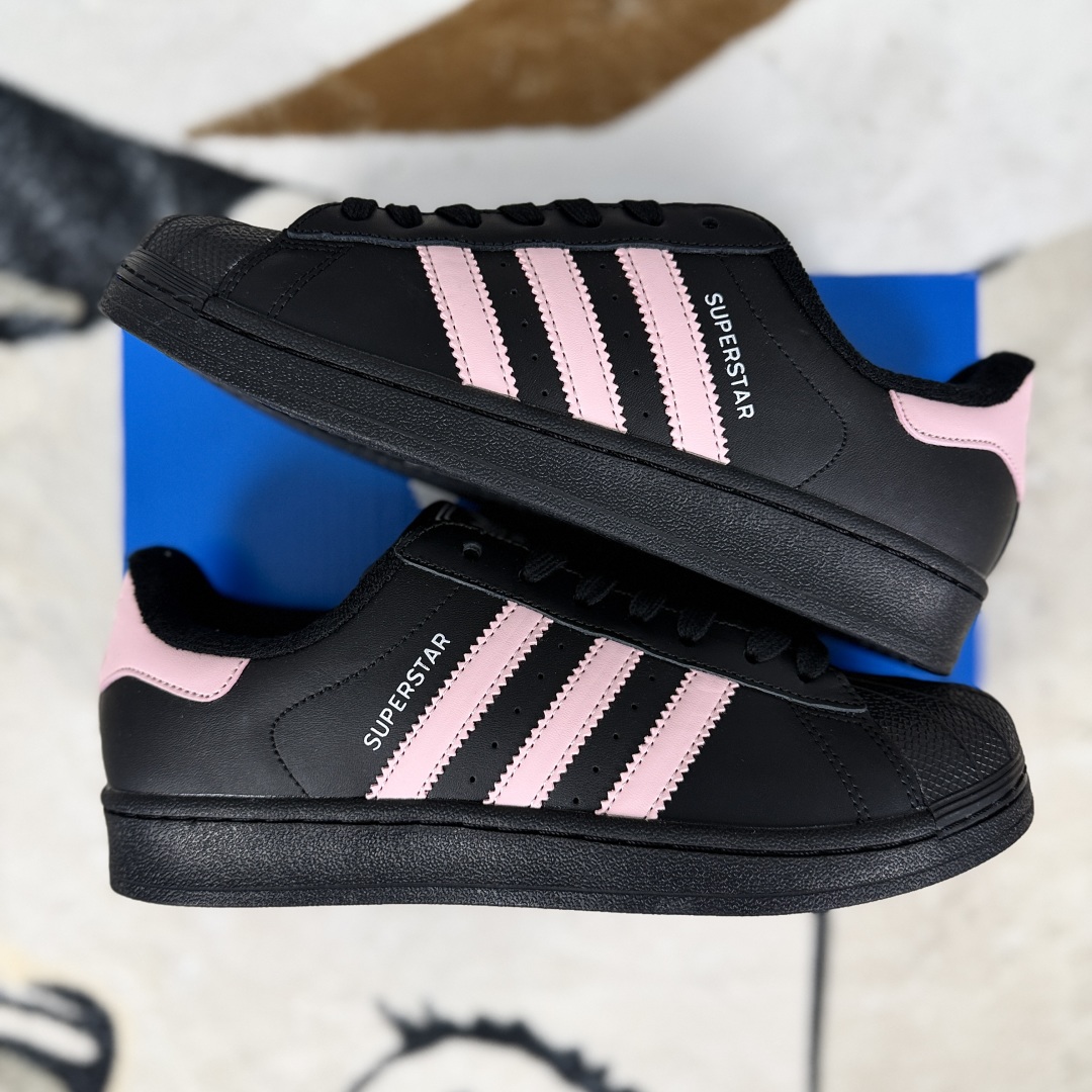 Adidas Originals Superstar II Black Pink Women's Low Top Casual Shoes 9 cmp i1755019757239 3976 0 7