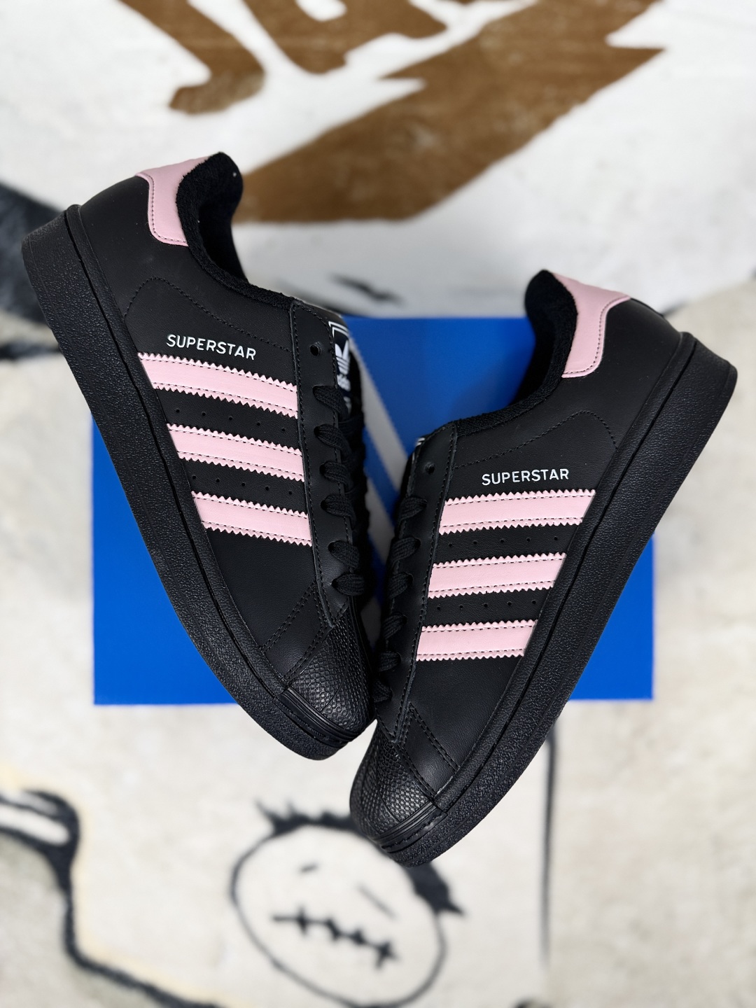 Adidas Originals Superstar II Black Pink Women's Low Top Casual Shoes 6 cmp i1755019757247 6602 0 6