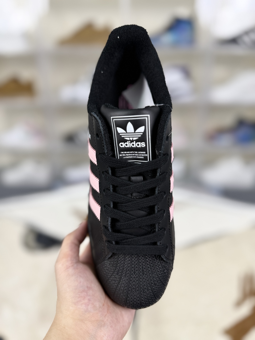 Adidas Originals Superstar II Black Pink Women's Low Top Casual Shoes 5 cmp i1755019768269 2404 0 3