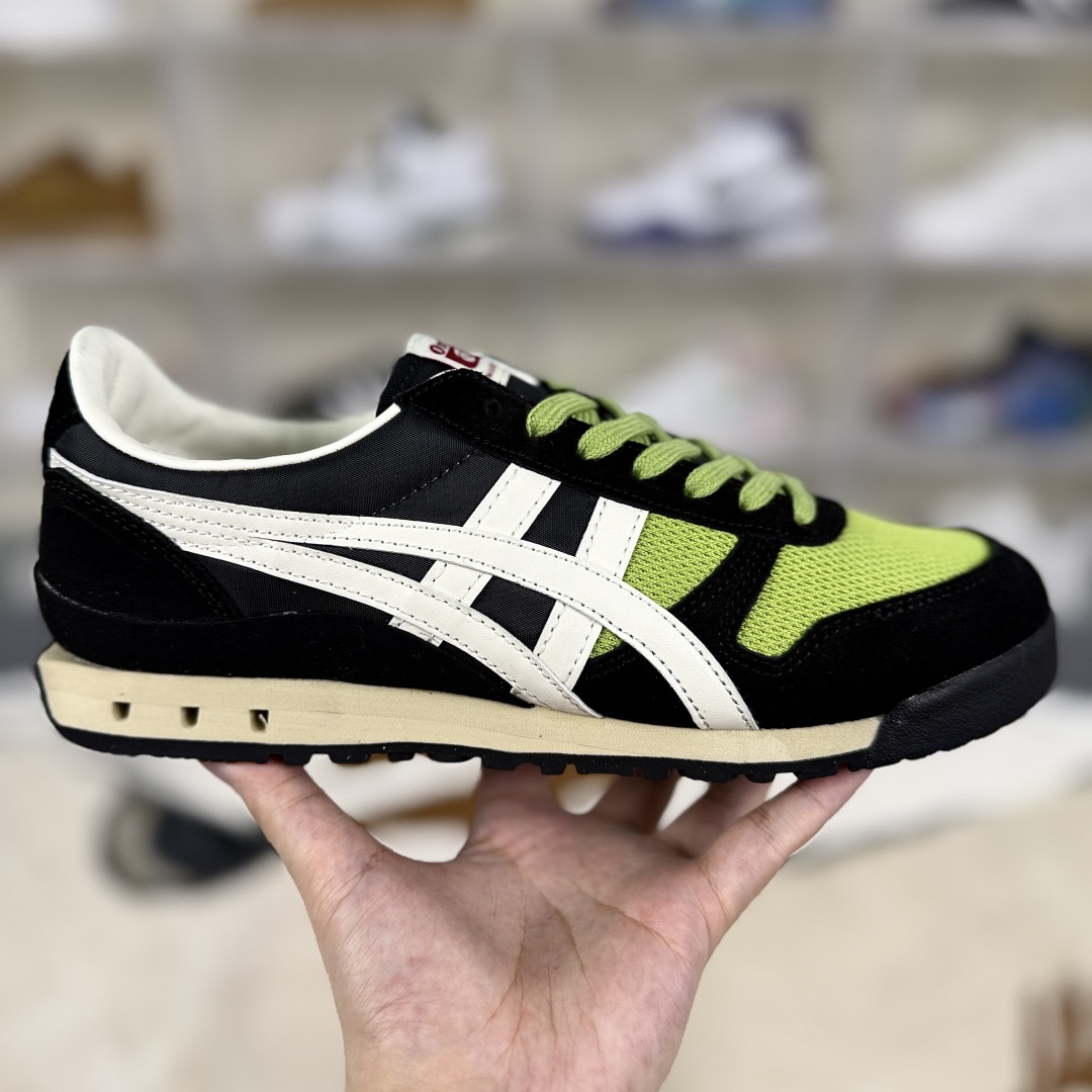 Onitsuka Tiger Ultimate 81 NM Black White Green Running Shoes - Unisex 8 cmp i1755020921849 9510 0 5