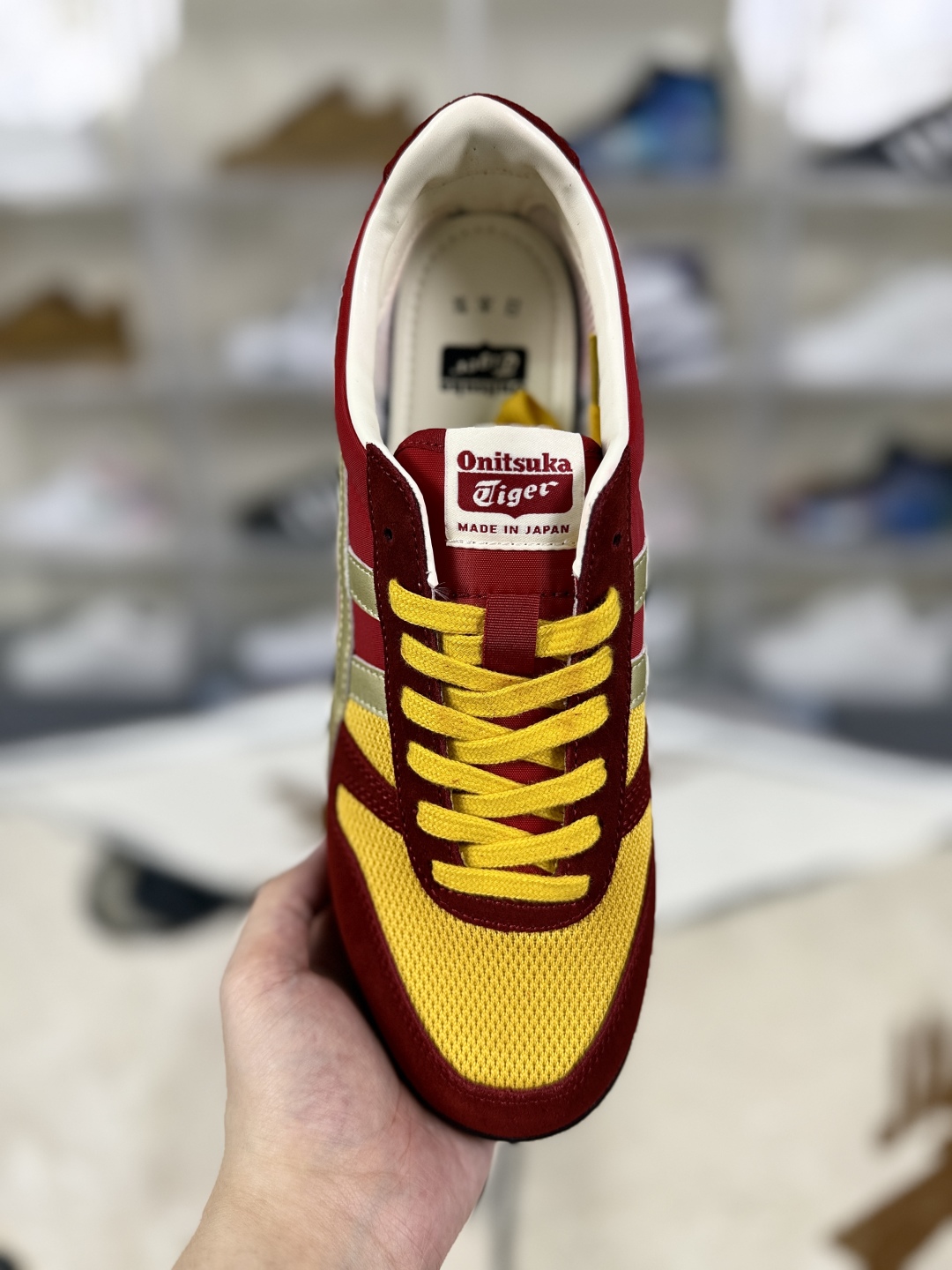 Onitsuka Tiger Ultimate 81 NM Red Yellow: Retro Style, Modern Comfort Sneakers 5 cmp i1755021815893 9 0 3