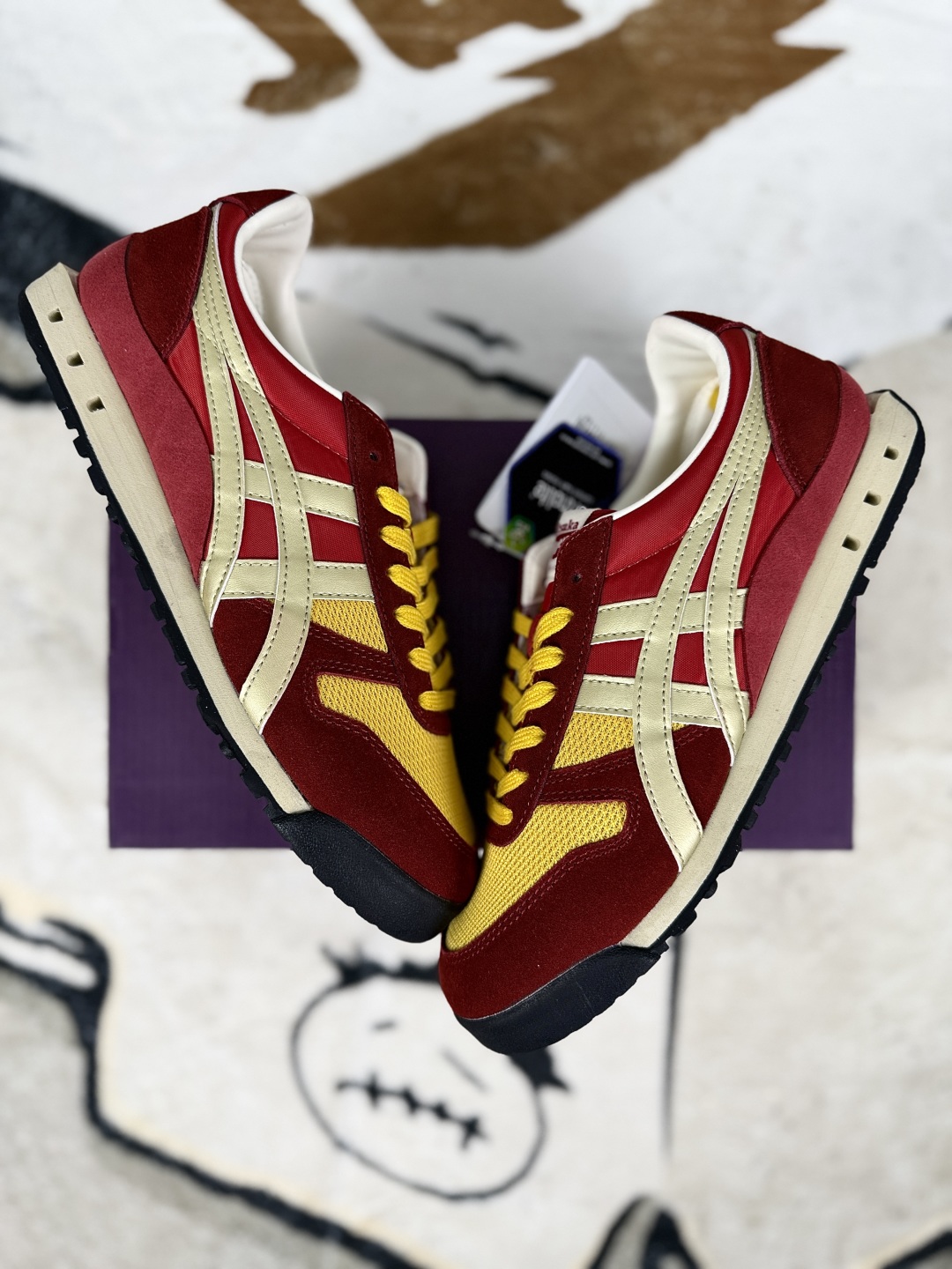 Onitsuka Tiger Ultimate 81 NM Red Yellow: Retro Style, Modern Comfort Sneakers 6 cmp i1755021815905 5325 0 6