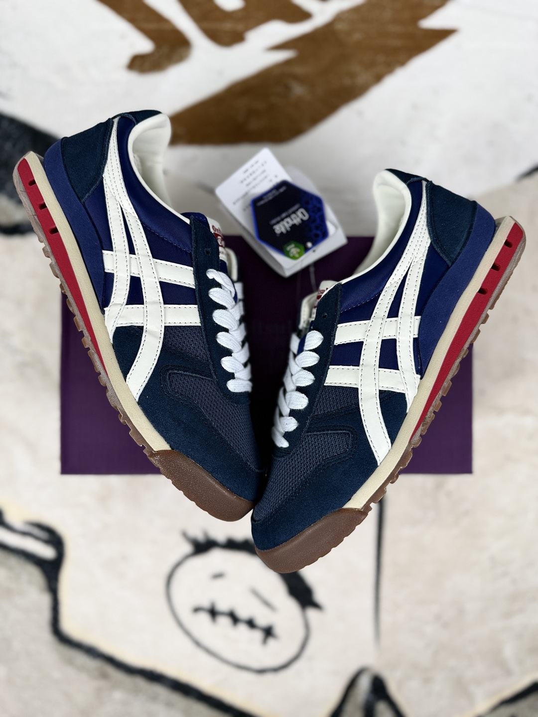 Onitsuka Tiger Ultimate 81 NM Retro Running Shoes - Blue/Red/White 6 cmp i1755021828161 7254 0 6