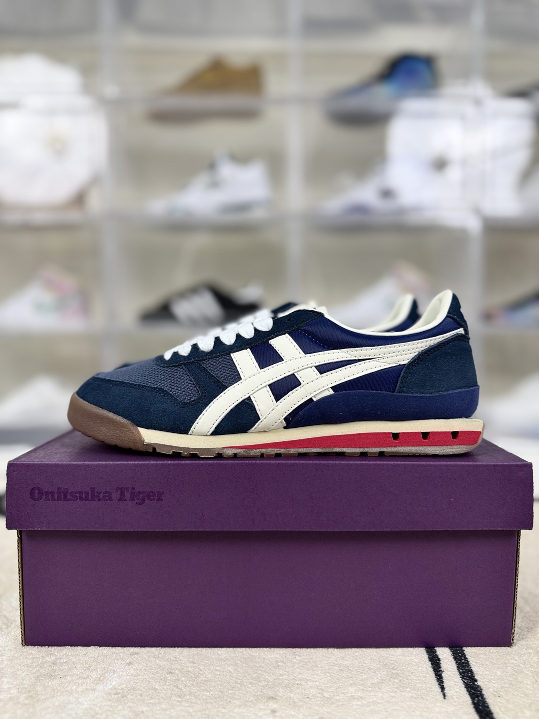 Onitsuka Tiger Ultimate 81 NM Retro Running Shoes - Blue/Red/White 10 cmp i1755021849212 5390 0 8
