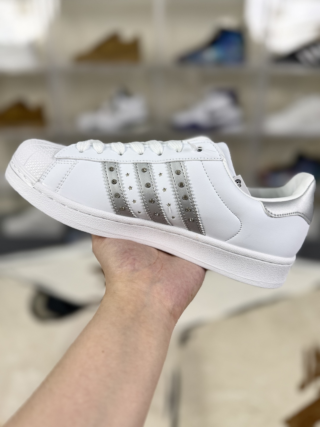 Adidas Originals Superstar 2 Low Top Sneakers - White/Silver, Women's 3 cmp i1755107230055 5120 0 1