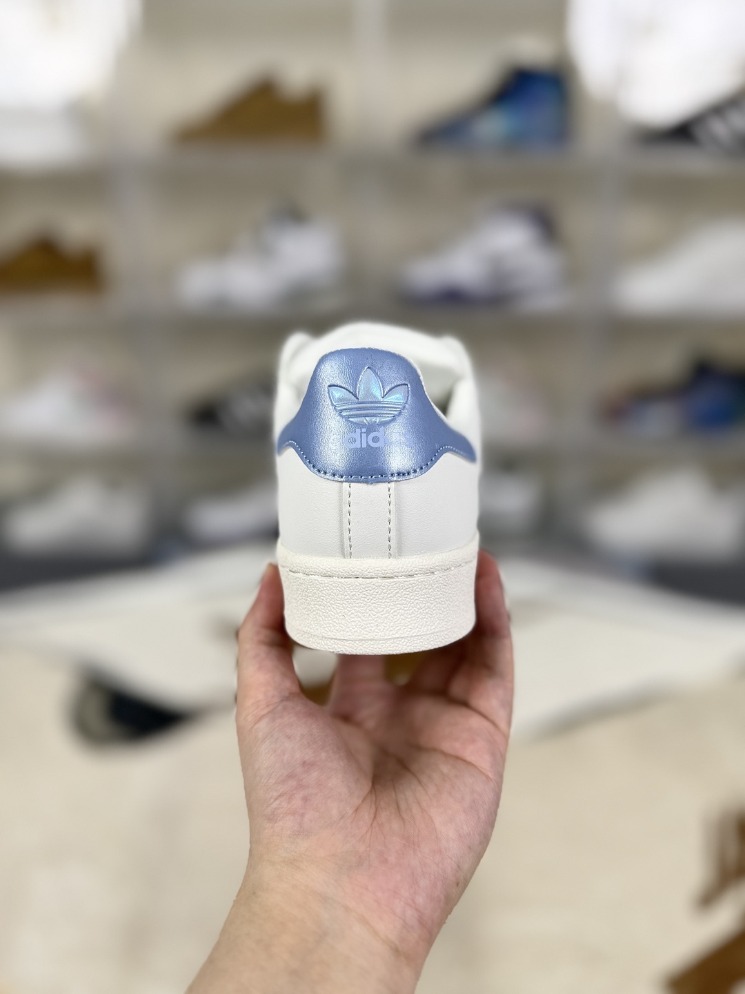 Adidas Originals Superstar 2 Leather White Blue Women's Low Top Sneakers 4 cmp i1755107260171 1237 0 2