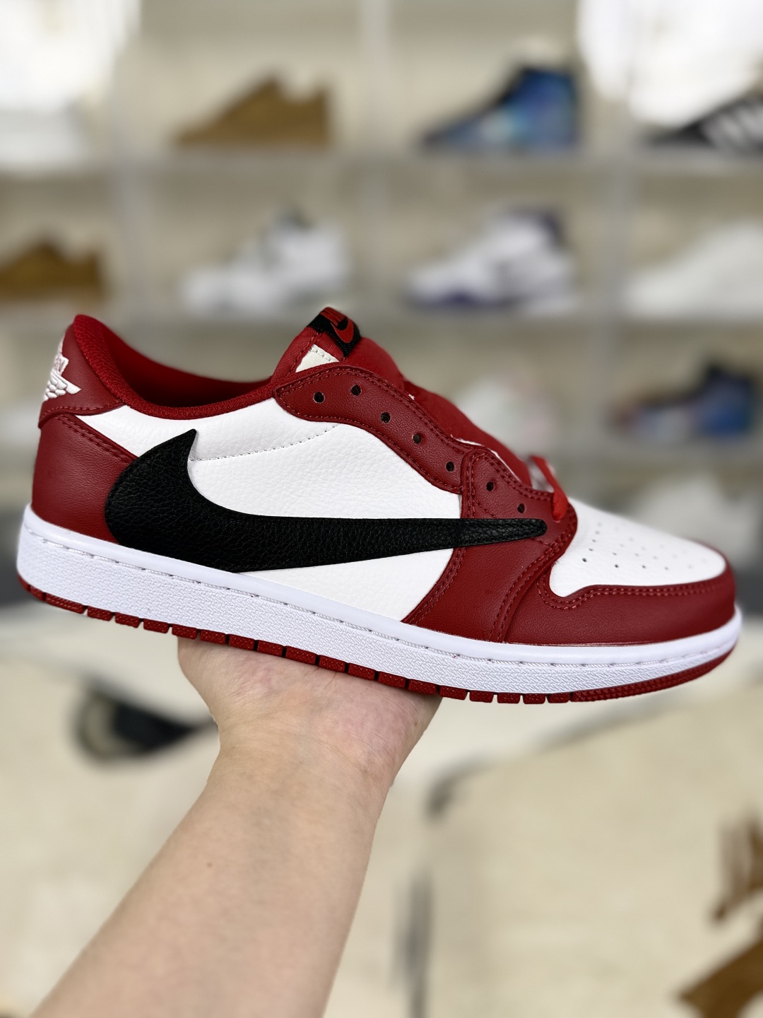 Travis Scott x Air Jordan 1 Low 'Reverse Mocha' Red White Black Sneakers 1 cmp i1755107348549 6792 0 0
