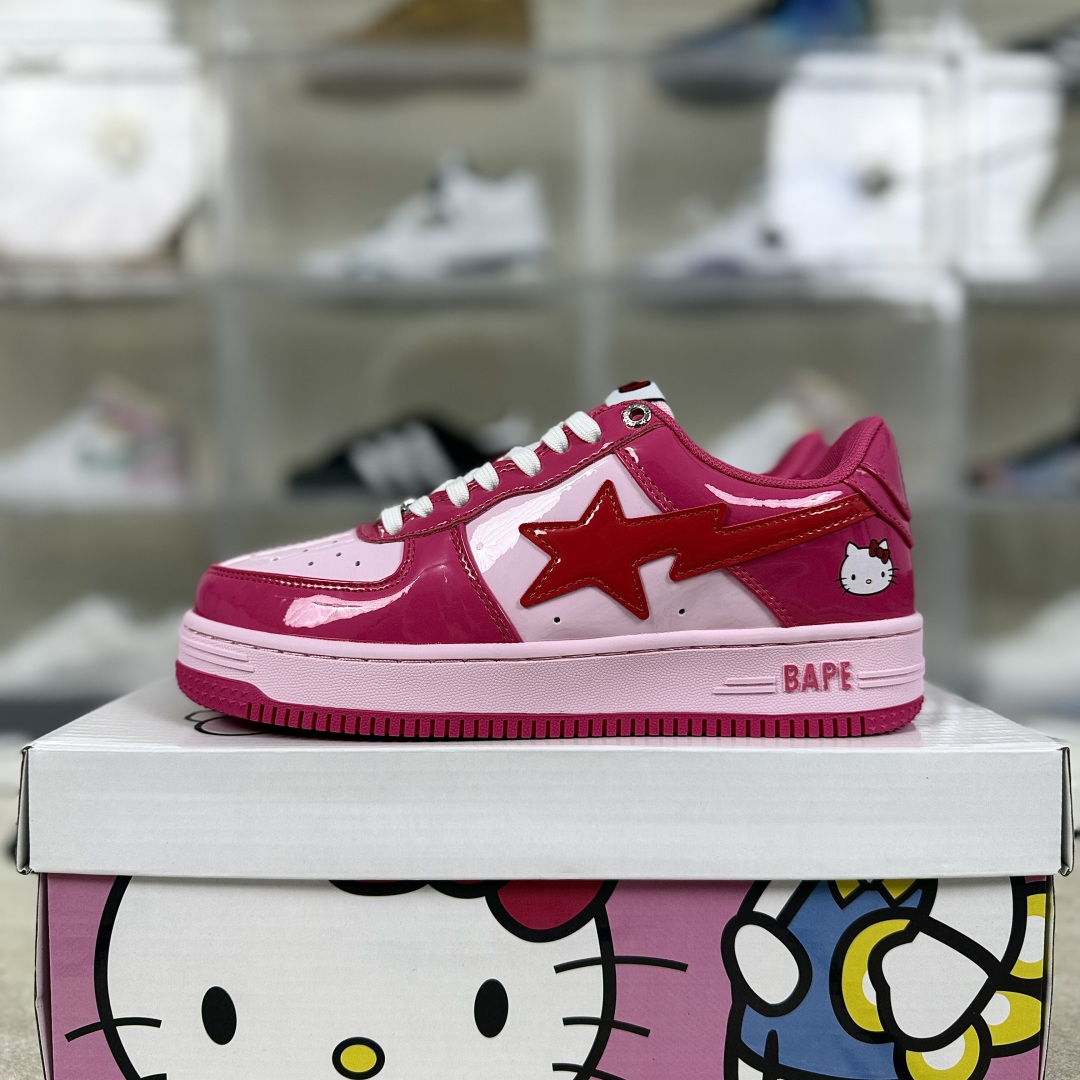 A Bathing Ape Bape Sta Hello Kitty Pink Low Top Sneakers 9 cmp i1755107464600 9948 0 8