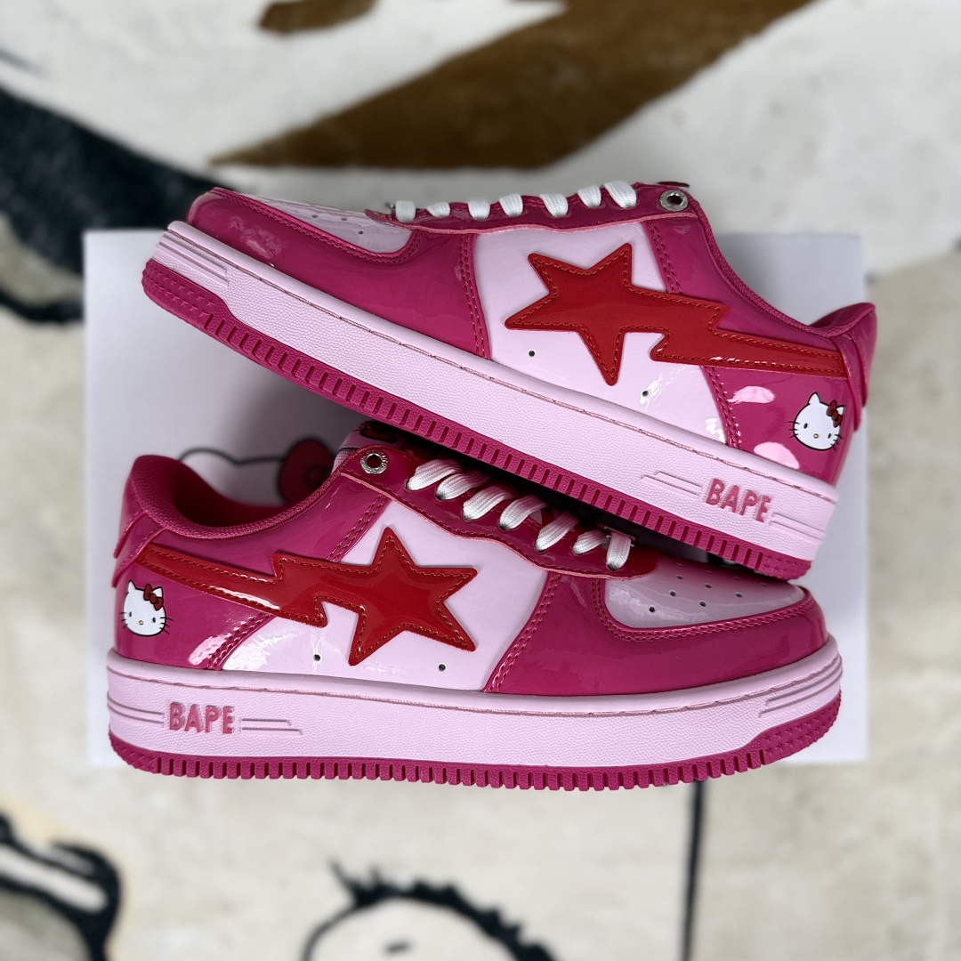 A Bathing Ape Bape Sta Hello Kitty Pink Low Top Sneakers 8 cmp i1755107484506 2921 0 7